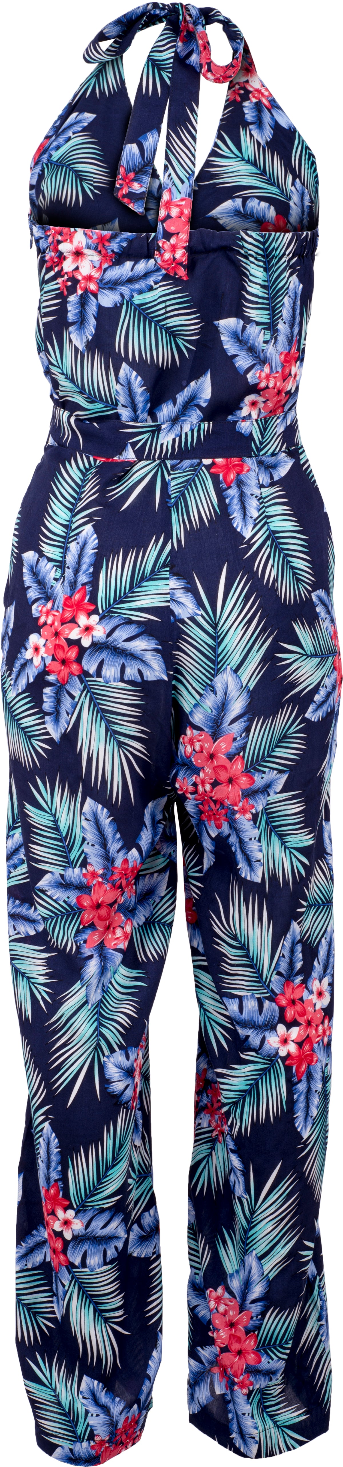 Kuestenluder_ALUNA_Tropical_FRANGIPANI_Palmenblatt_V-Neck_JUMPSUIT_Overall-4
