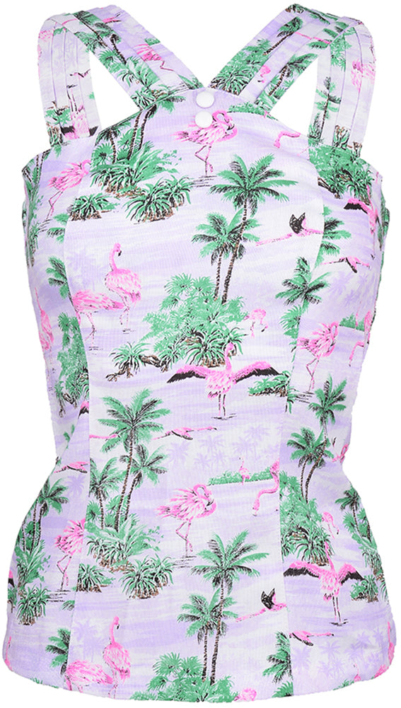 Kuestenluder_AMELIA_Flamingo_50s_Palm_Pin_Up_Traegertop_-_FliederkI508uNfSQhg2