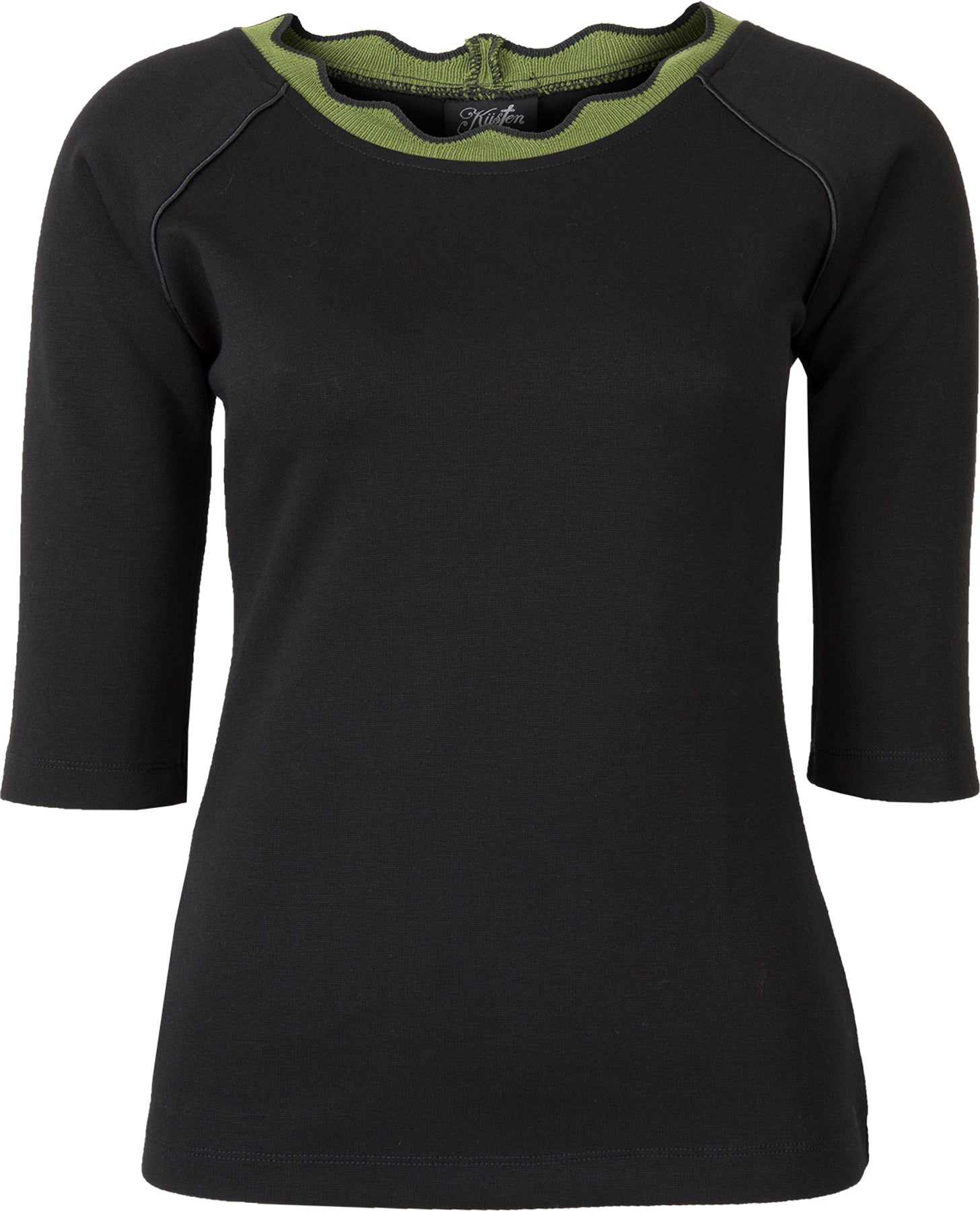 Kuestenluder_AMIELLE_Vintage_Rundhals_RAGLAN_3_4_Arm_SHIRT_Oberteil_killer_kirsche