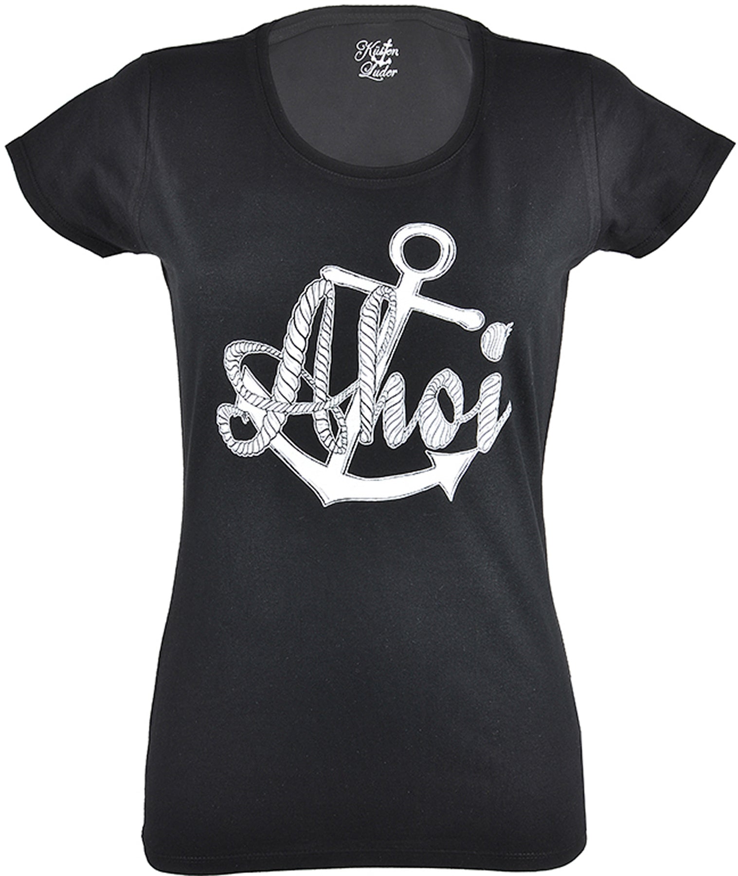 Kuestenluder_ANCHOR_Sailor_AHOI_Anker_Retro_SHIRT_Oberteil_-_Schwarz_Weiss_killer_kirschedLMT0hRPe3ZSn