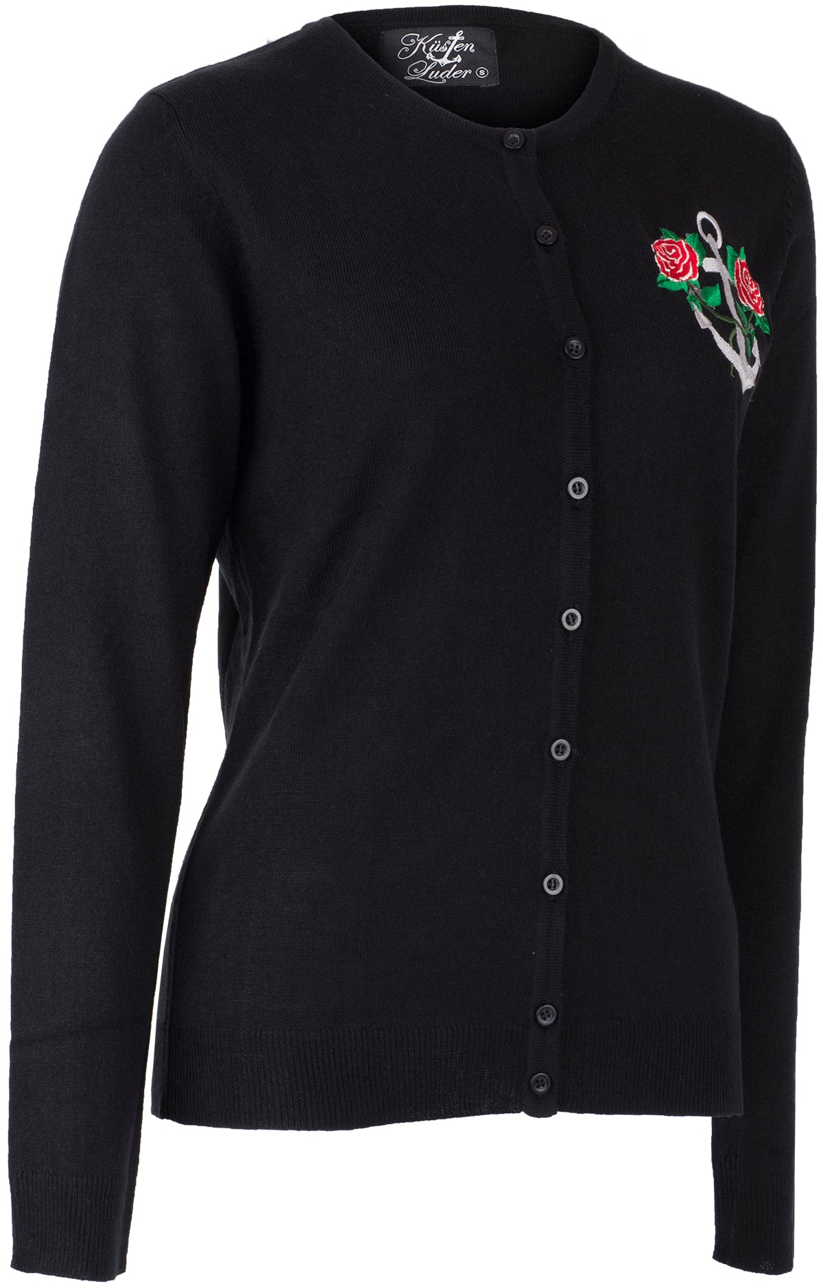 Kuestenluder_ANKER_ROSE_Vintage_Rundhals_CARDIGAN_Langarm_STRICKJACKE-3Sf0NBIqDkBkZ4
