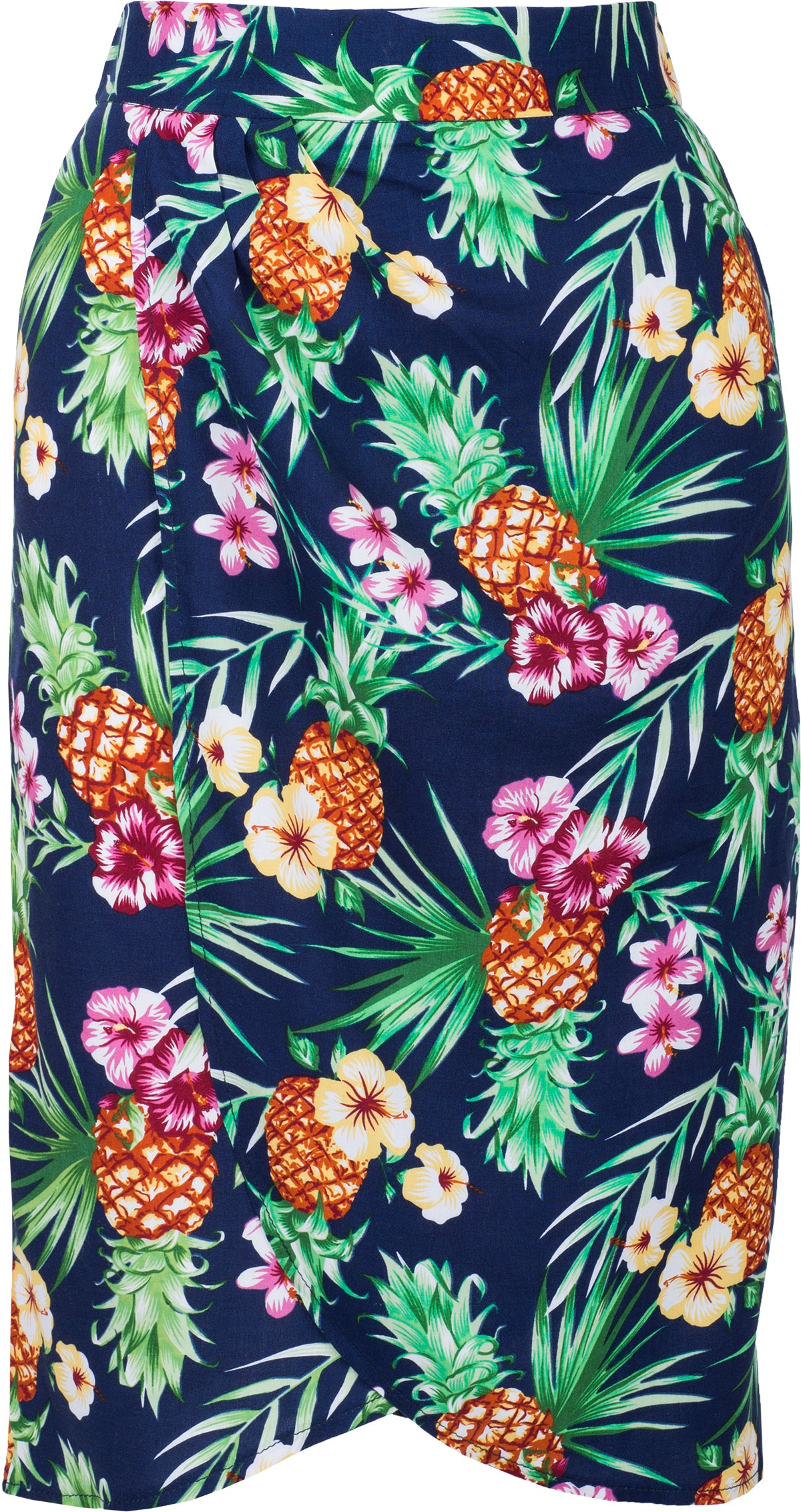 Kuestenluder_AOLANI_Hibiskus_ANANAS_Pencil_SARONG_Pencil_Rock_Blau-1