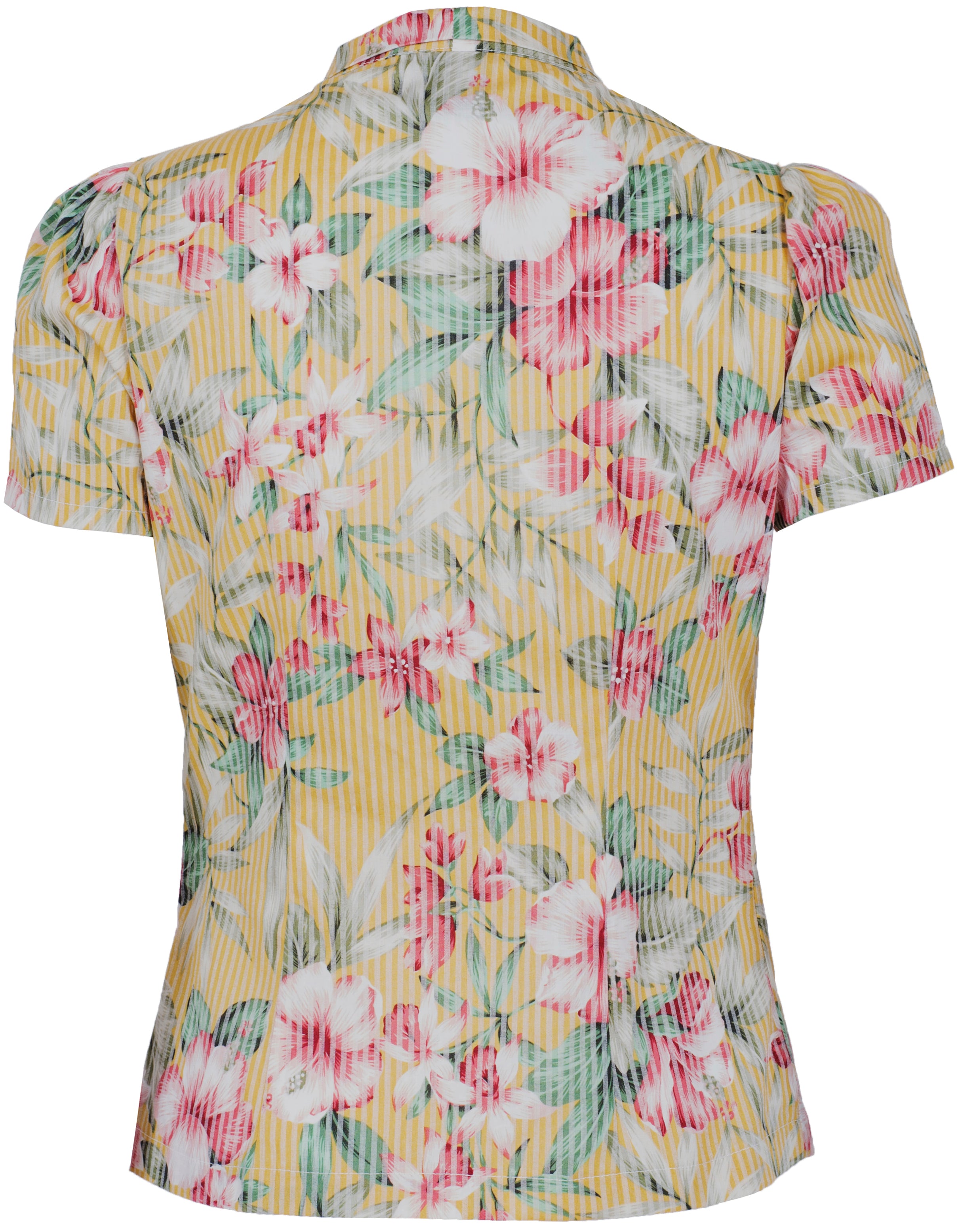 Kuestenluder_AVANA_Vintage_Tropical_HIBISKUS_Kurzarm_SCHLUPPENBLUSE-4