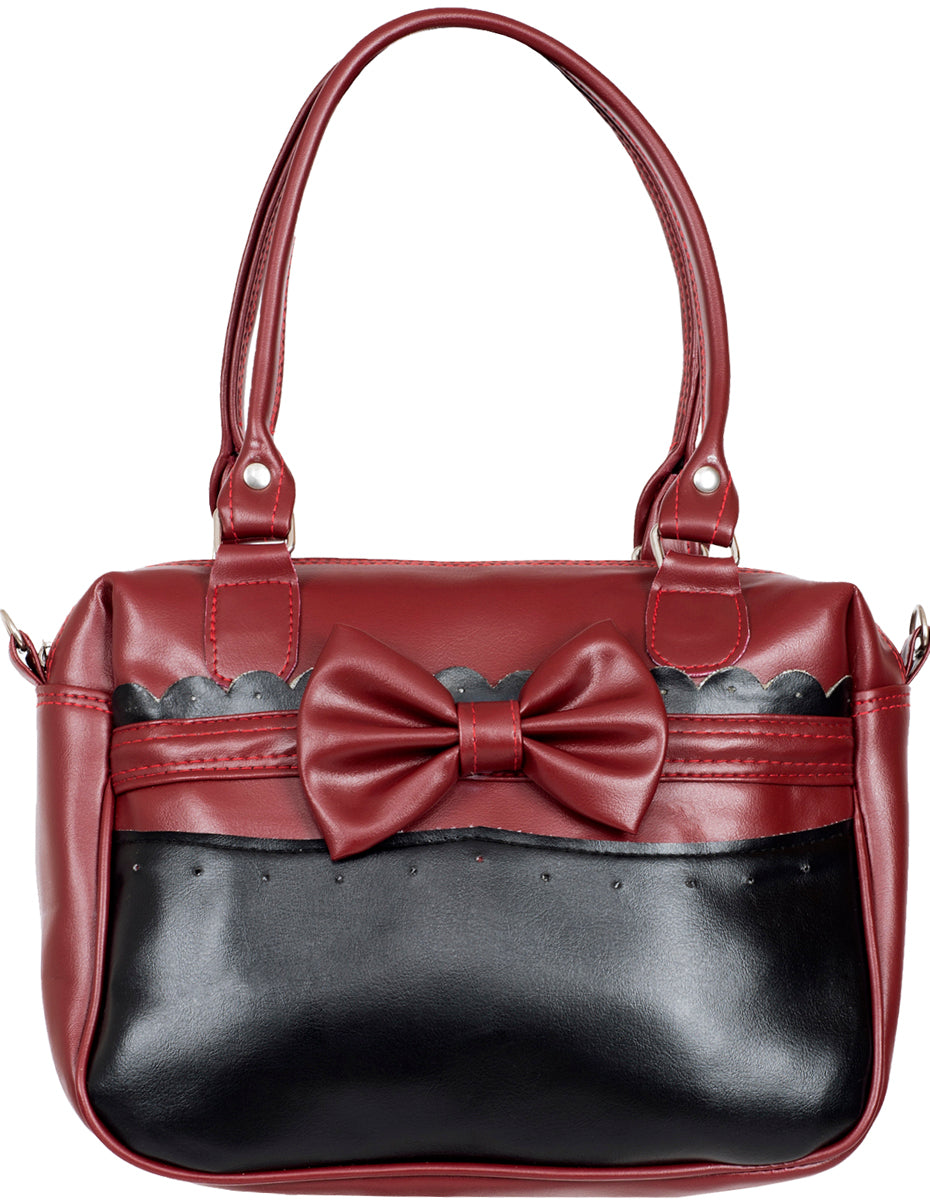 Kuestenluder_BELVA_Vintage_Budapester_BROGUE_50s_BOW_Retro_TASCHE_-_Marron_killer_kirsche_R3WV5BQaOGObd