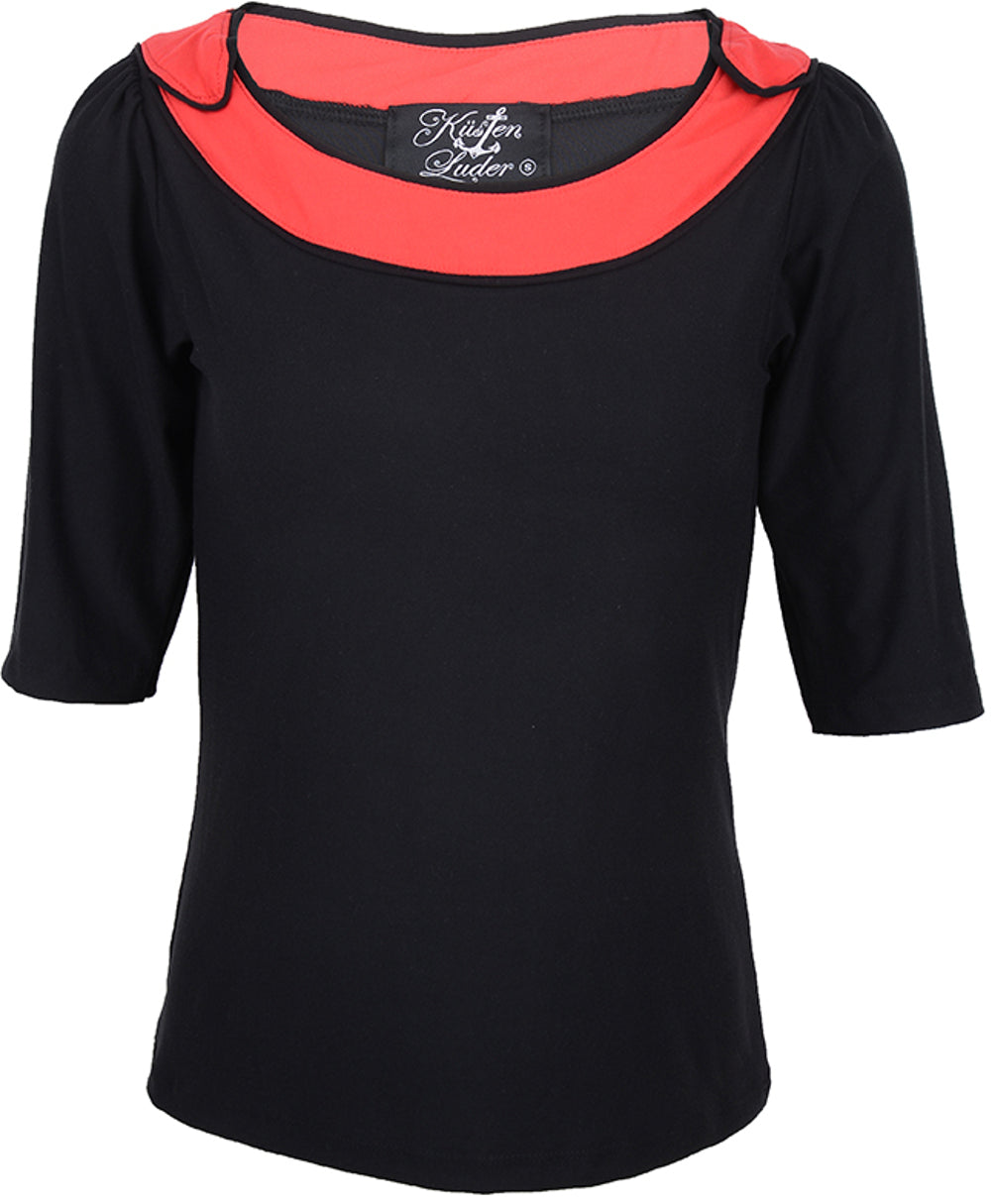 Kuestenluder_BLAIR_Red_Collar_ANCHOR_Button_Pin_Up_SHIRTakioe84fpOOvm