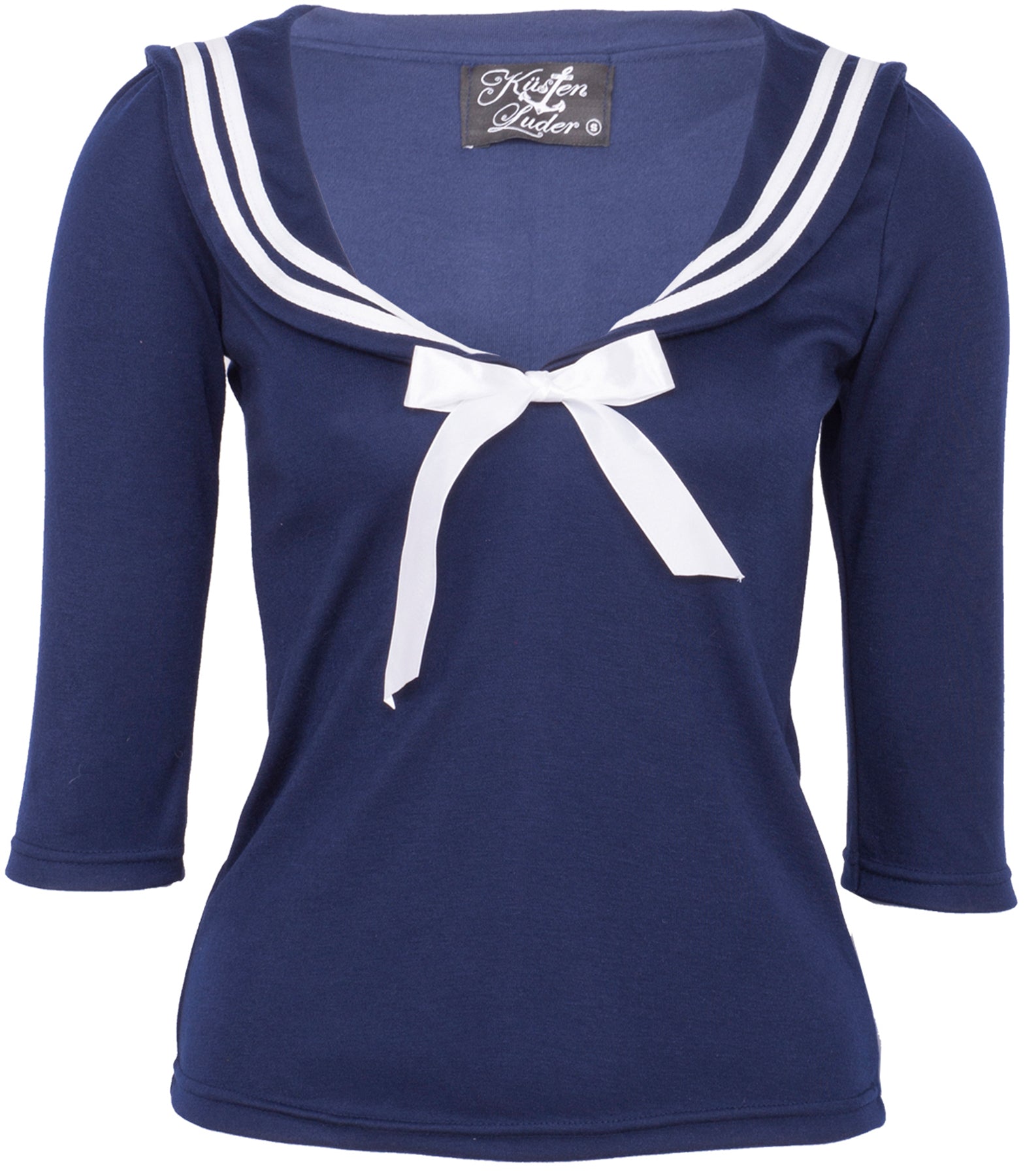 Kuestenluder_BRIGID_Sailor_MATROSEN_Bow_Collar_Nautical_dreiviertel_Arm_SHIRT_plus_size_killer_kirschePwtksu2Y4udJi