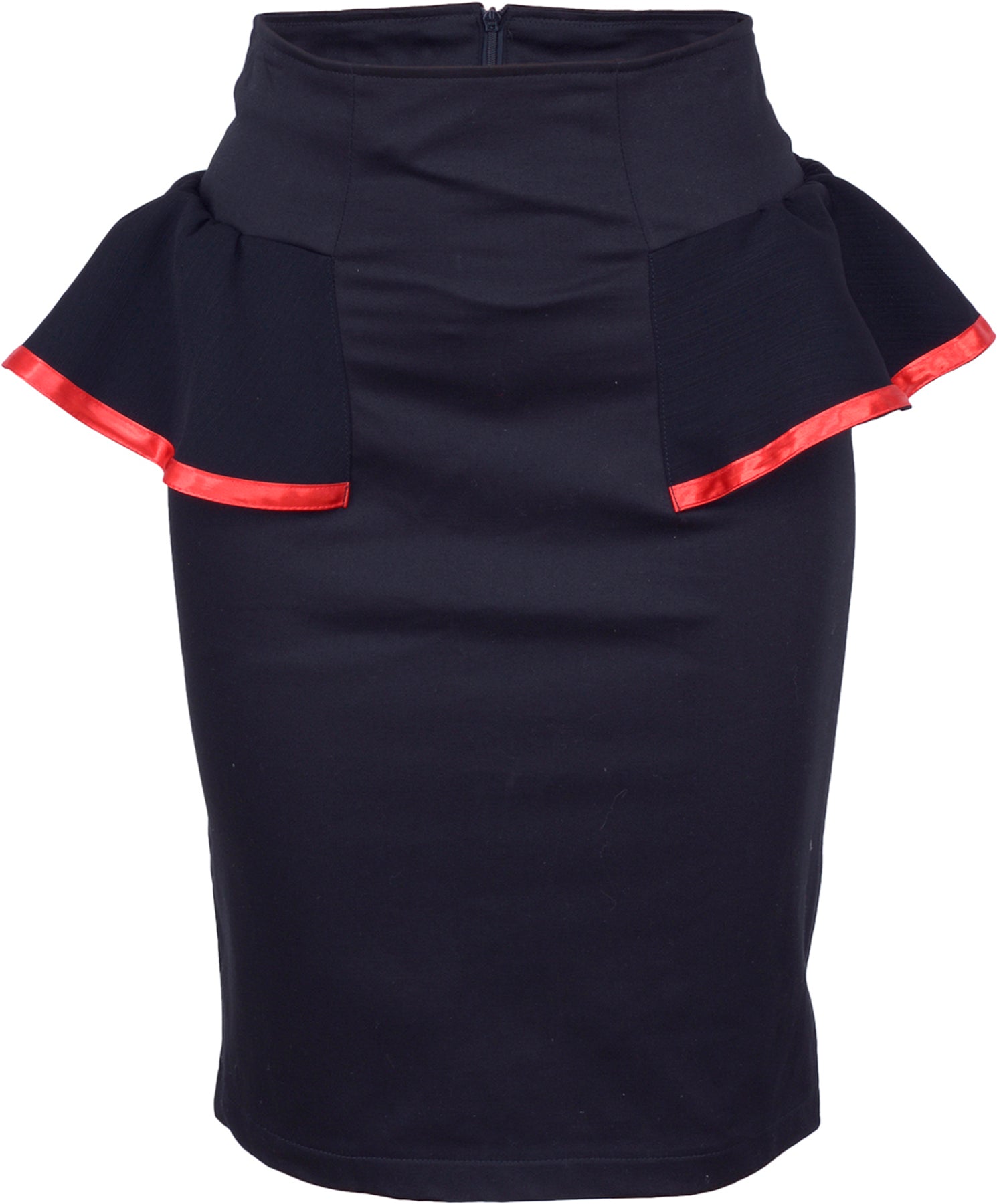 Kuestenluder_BURLESQUE_Ruffle_PENCIL_SKIRT_Rock_-_Schwarz_Rot_killer_kirscheRICvp22D02cW7