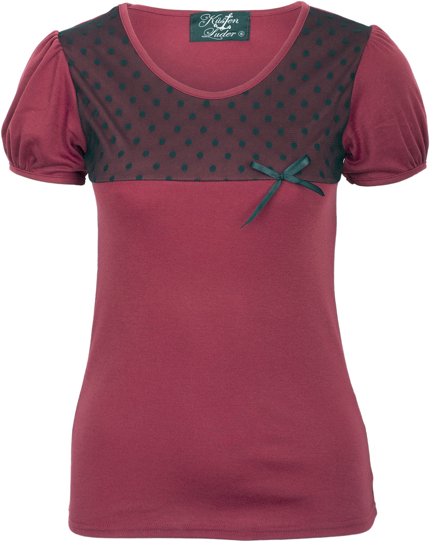 Kuestenluder_CARLA_Nostalgic_Polka_Dots_TULLE_Vintage_Pin_Up_Shirt_killer_kirsche_rot8mzFil5UpOCAL