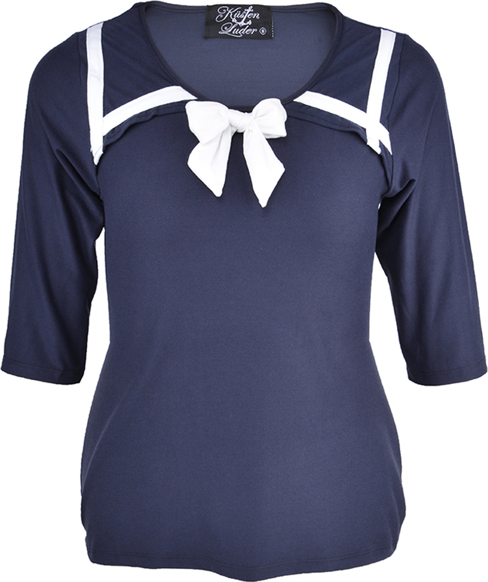 Kuestenluder_CAROLINE_50s_Matrosen_Sailor_Knot_Pin_Up_SHIRT_-_Blau_18207u9bzHILSk