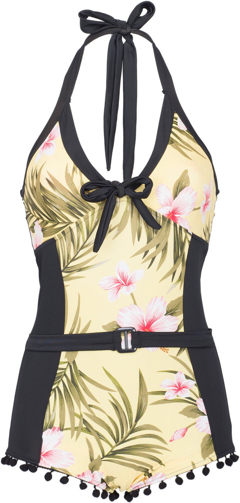Kuestenluder_CHAYA_Vintage_HIBISCUS_Tiki_Hawaii_Pom_Pom_50s_BADEANZUG_Swimsuit_killer_kirsche