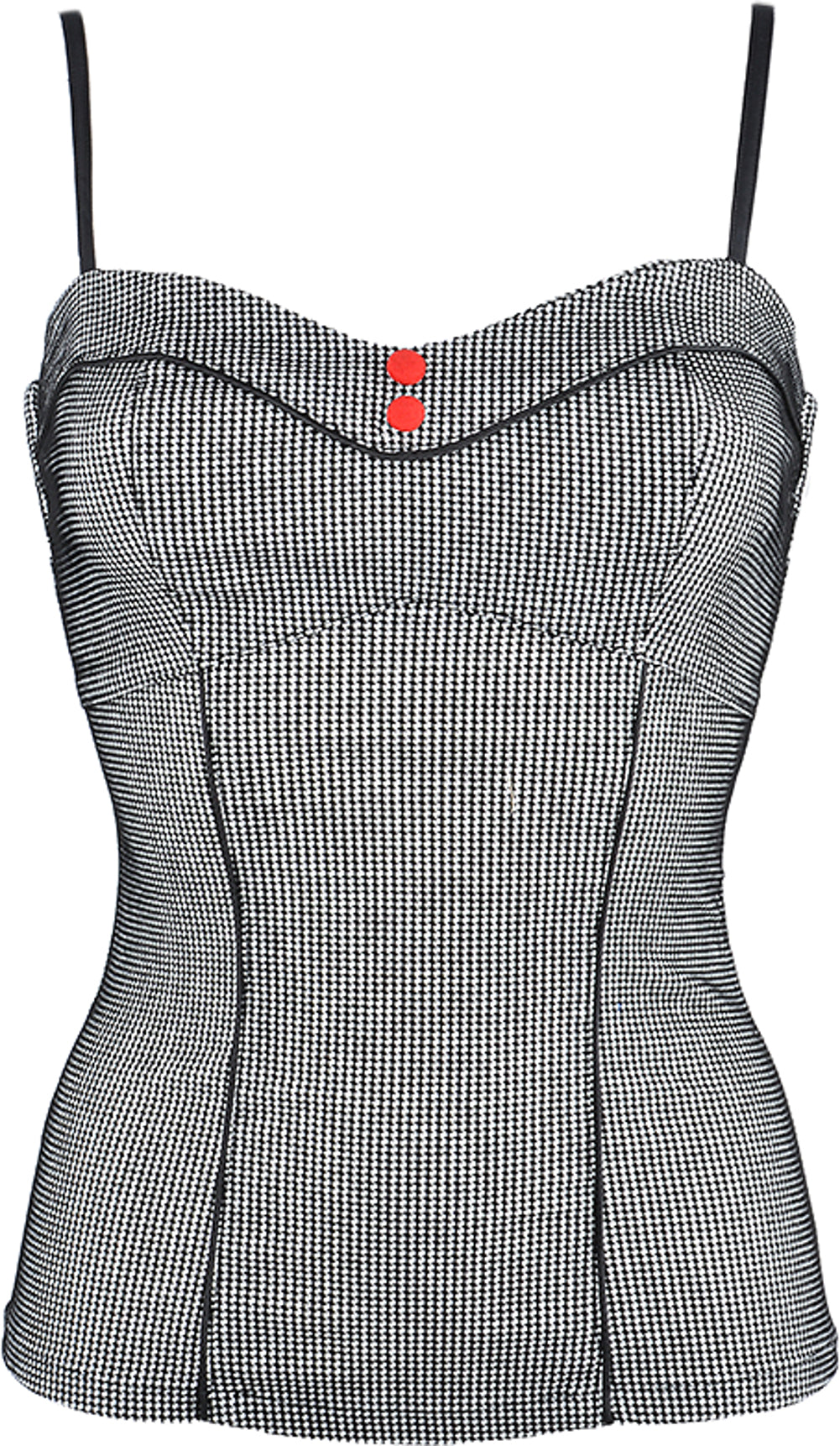 Kuestenluder_CHERYL_40s_DOGTOOTH_Hahnentritt_Pin_Up_Retro_TOP