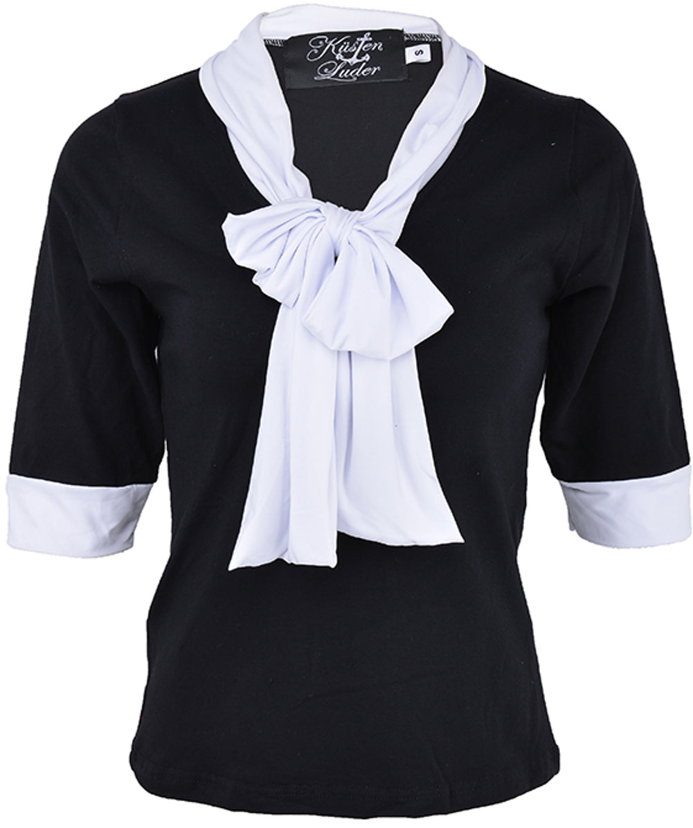 Kuestenluder_COLEEN_Sailor_KNOT_34_Arm_SHIRT_schwarzTmCNkKG3SYntA