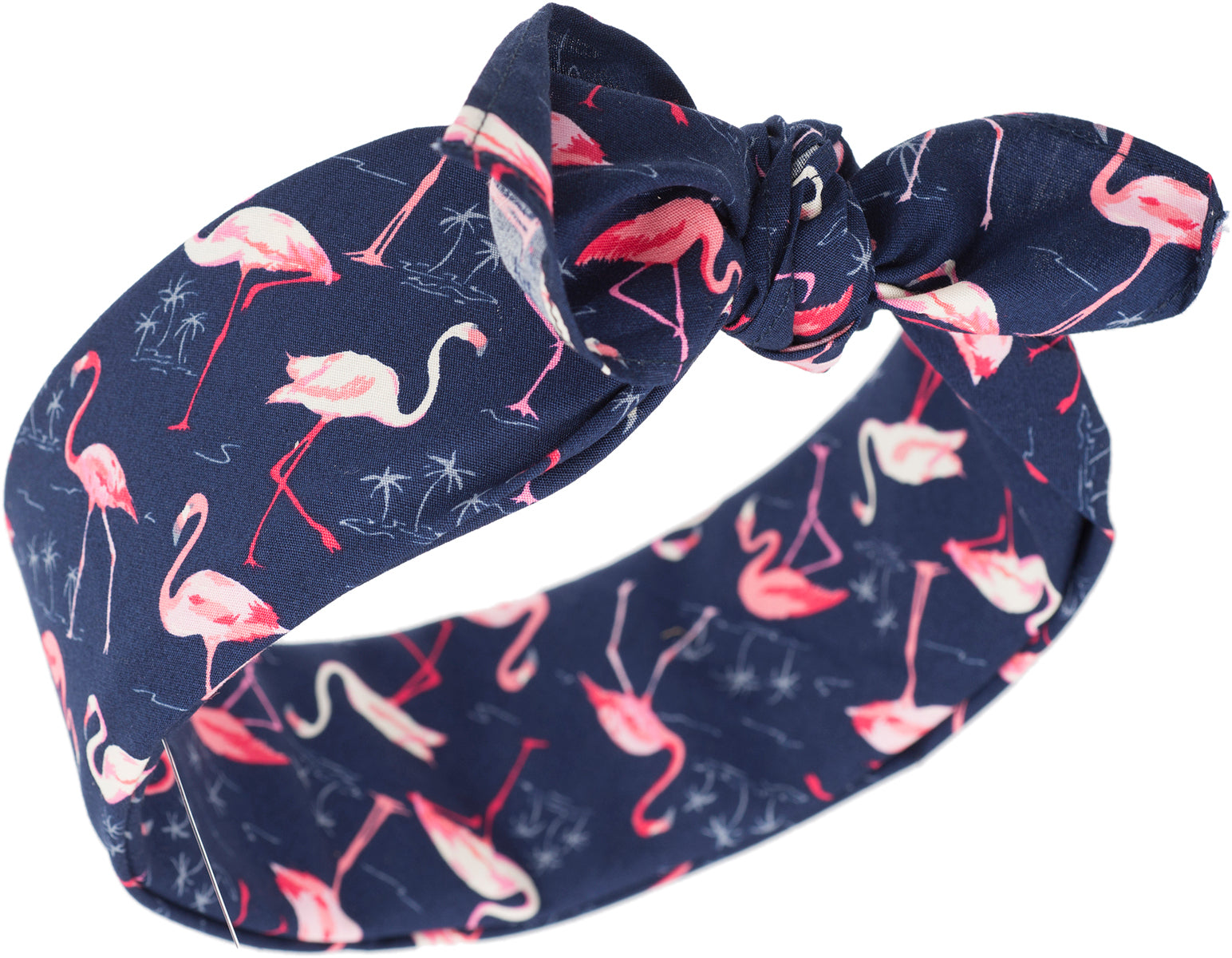Kuestenluder_DEBBRA_Vintage_FLAMINGO_Tropical_Pin_Up_Nickituch_BANDANA