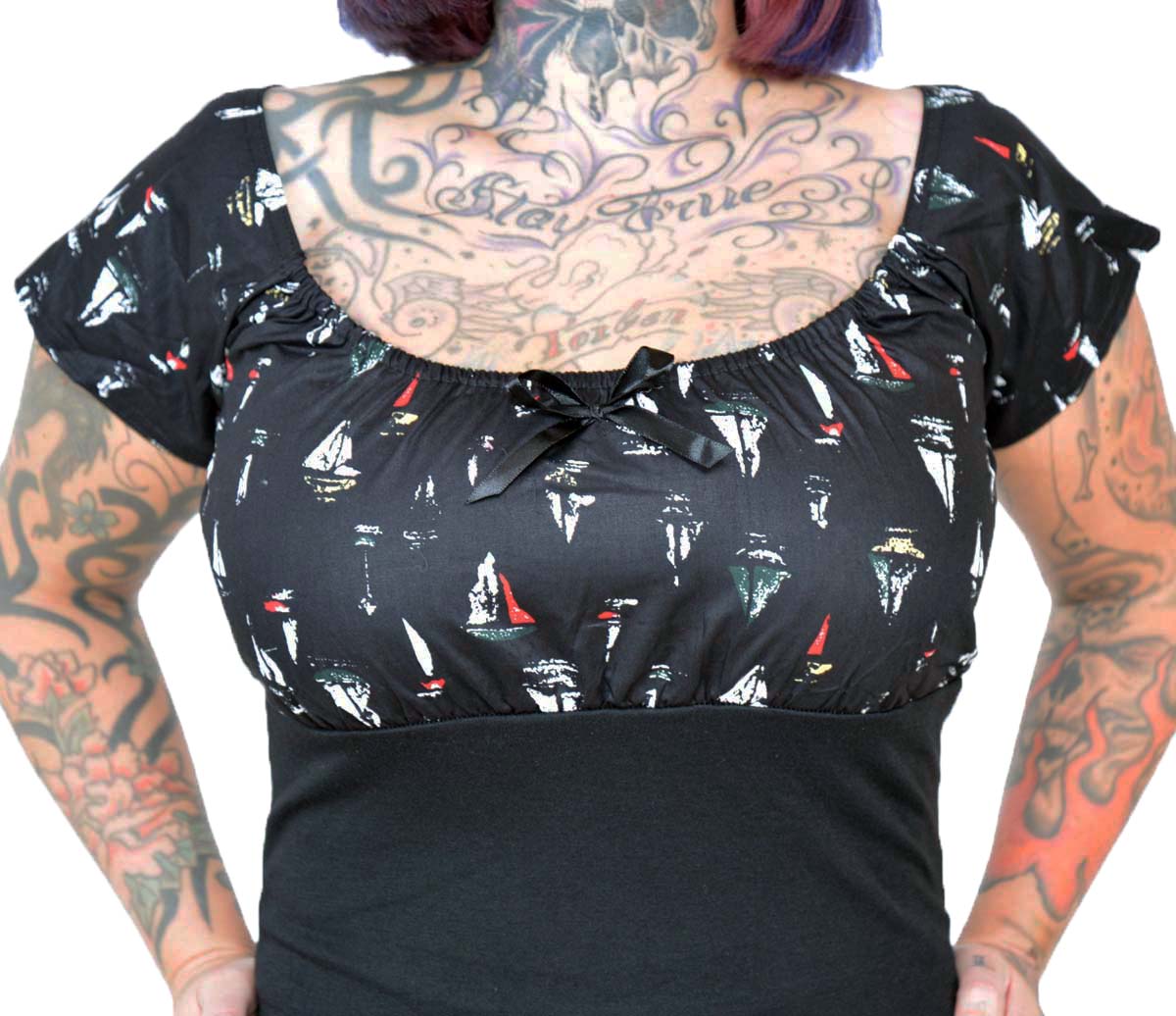 Kuestenluder_DIXIE_Sailor_SCHIFFE_Ship_PIN_UP_Vintage_Bluse_SHIRT_Schwarz-5t7bKwki0akoyO