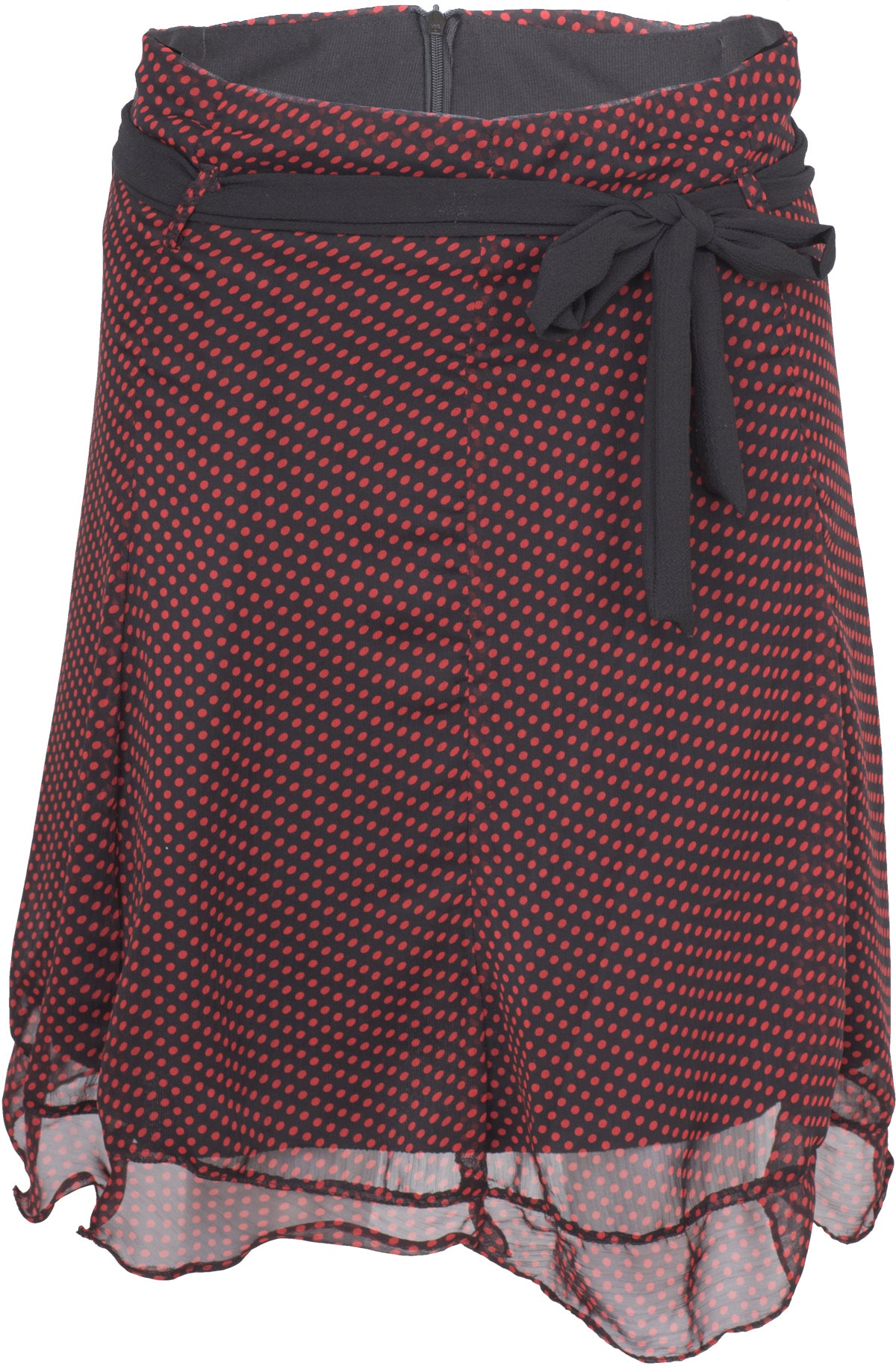 Kuestenluder_Damen_Rock_Linda_Punkte_Chiffonrock_rotbCXwetTN5Ln6H