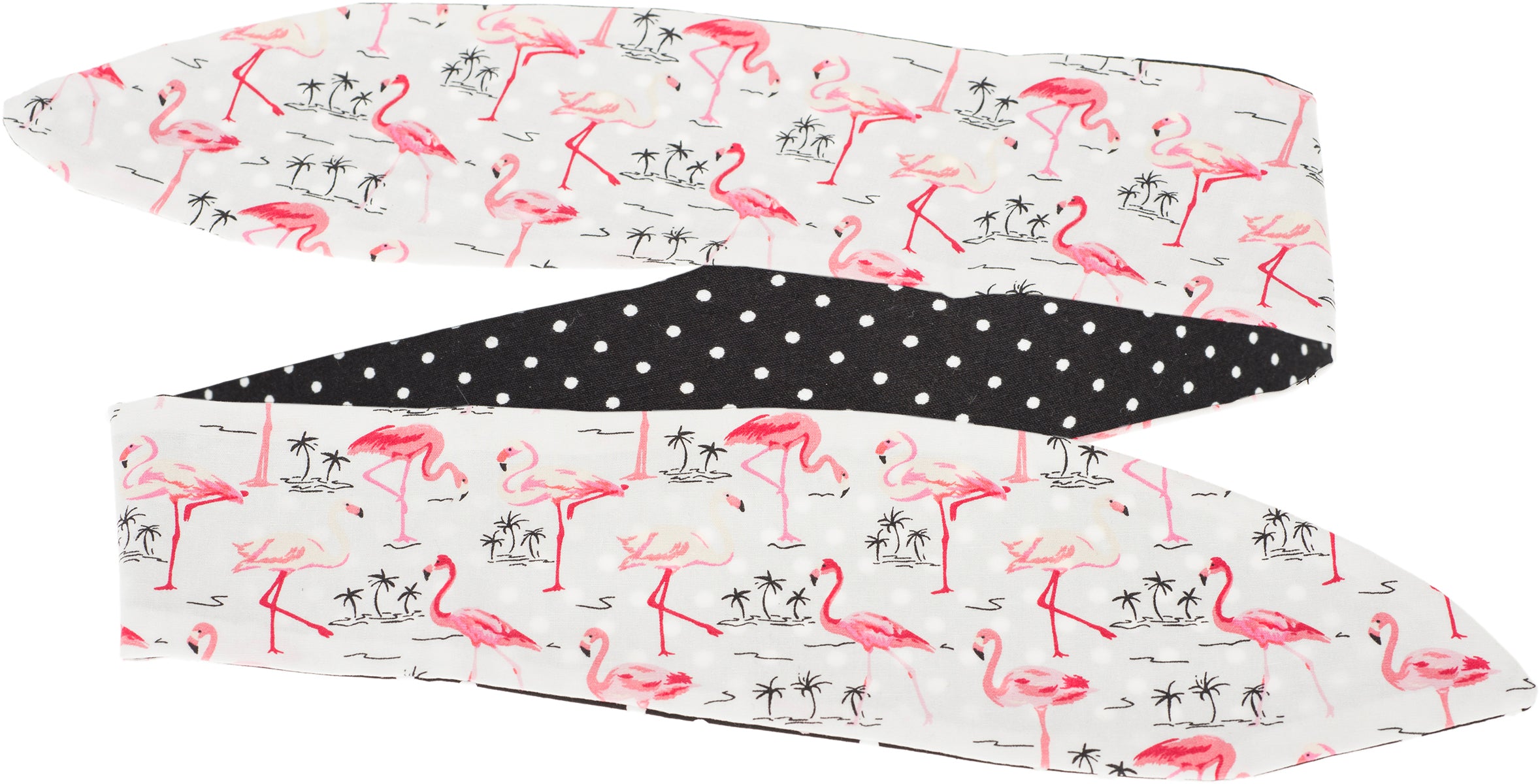 Kuestenluder_ELEJA_Tropical_FLAMINGO_Small_Polka_Dot_HAARBAND_Hair_Band-4N9d0XruKJPjzB