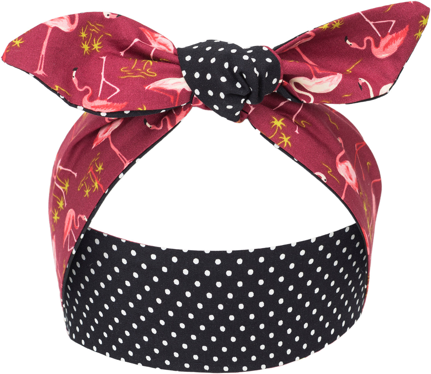 Kuestenluder_ELEJA_Tropical_FLAMINGO_Small_Polka_Dot_HAARBAND_Hair_Band-5Tgc8KDgSjHUrv