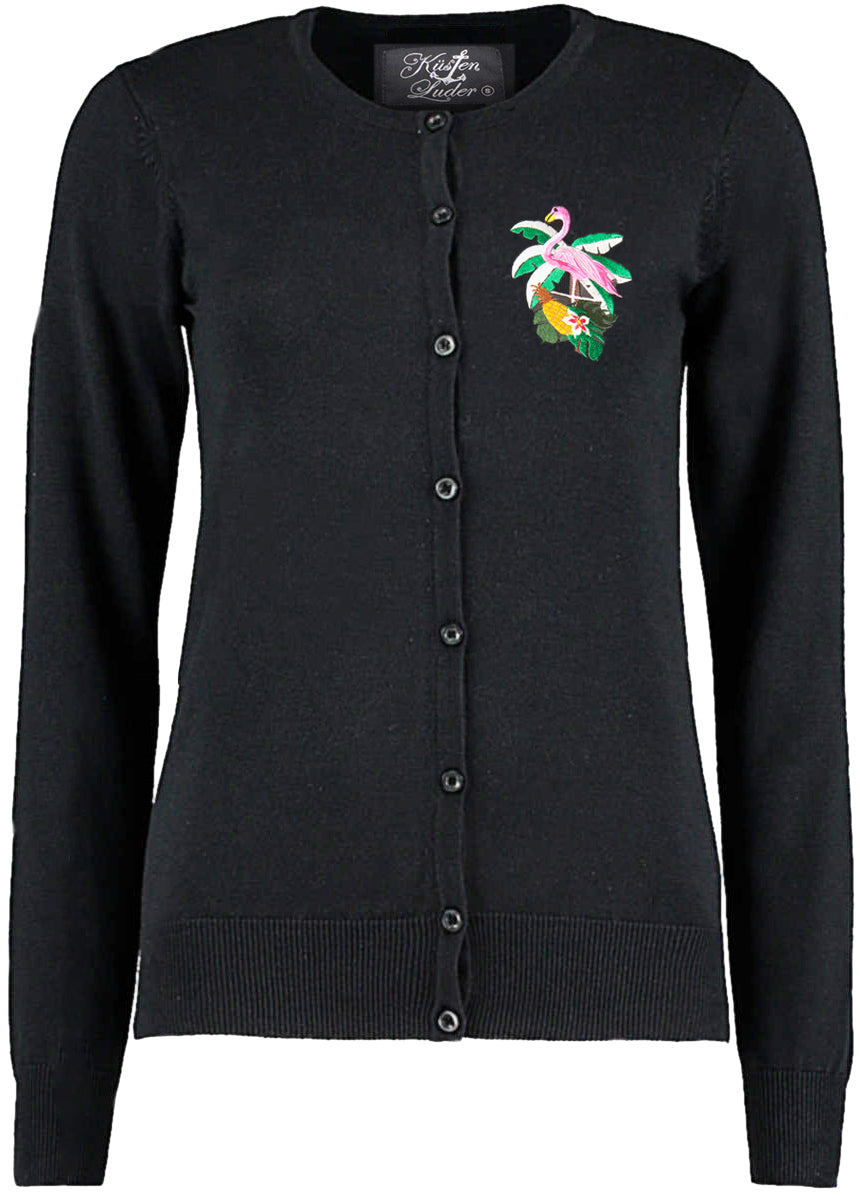 Kuestenluder_FLAMINGO_Palme_Ananas_STICKEREI_Rundhals_CARDIGAN_Feinstrick_JACKE_Killer_Kirsche-16RAgkThh3HN1B