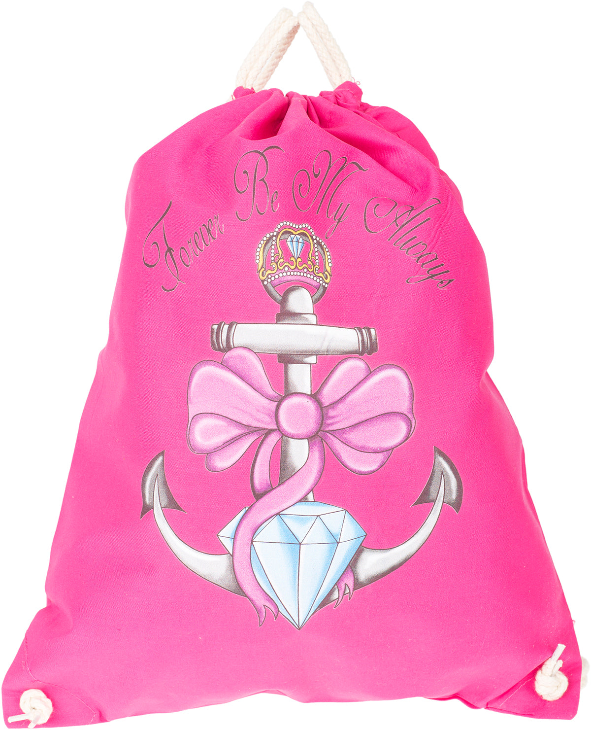 Kuestenluder_FOREVER_BE_MY_ALWAYS_Anker_Diamant_Schleife_RUCKSACK_Turnbeutel-1