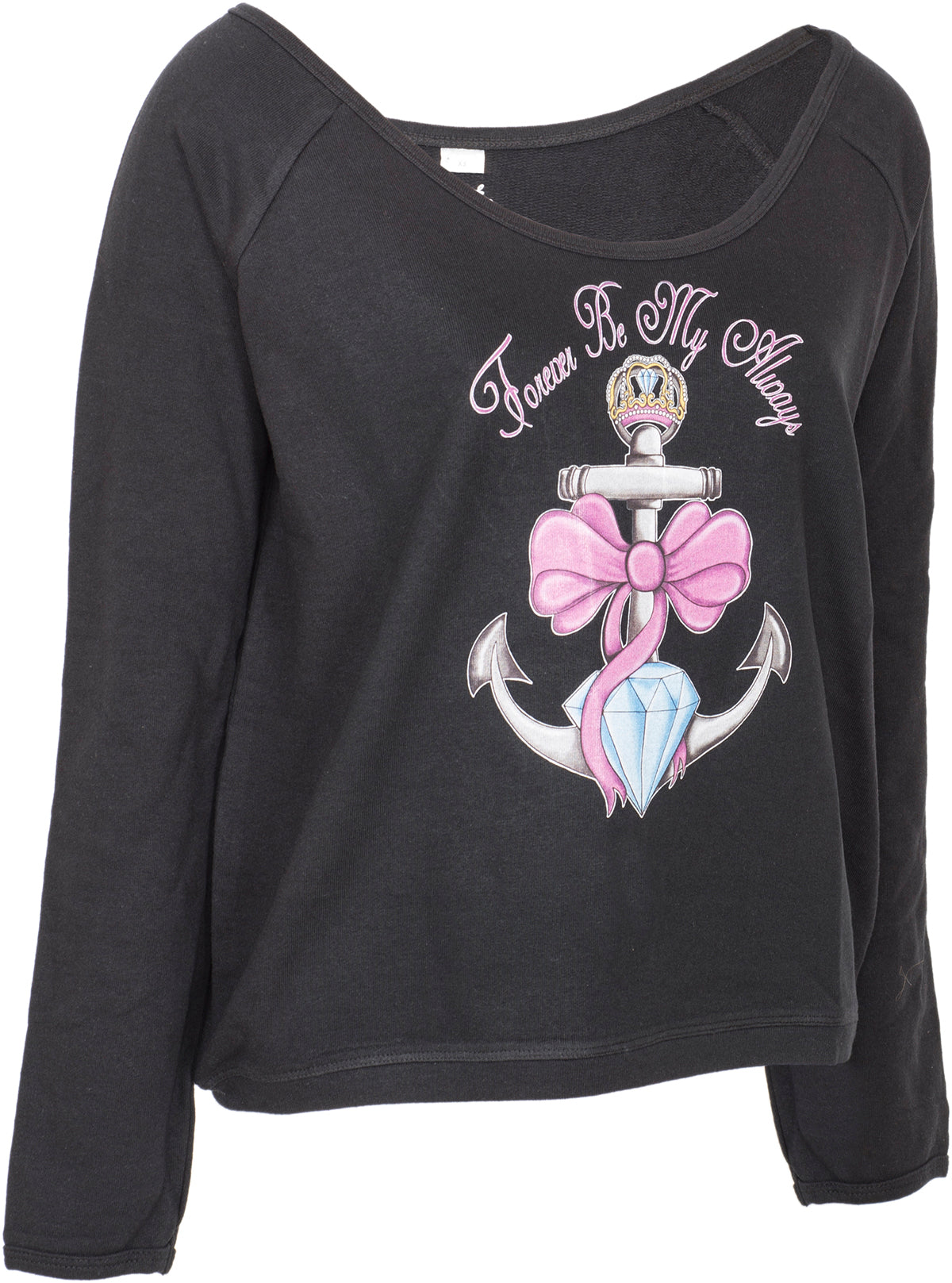 Kuestenluder_FOREVER_BE_MY_ALWAYS_Anker_Schleife_Diamant_Raglan_PULLOVER-2