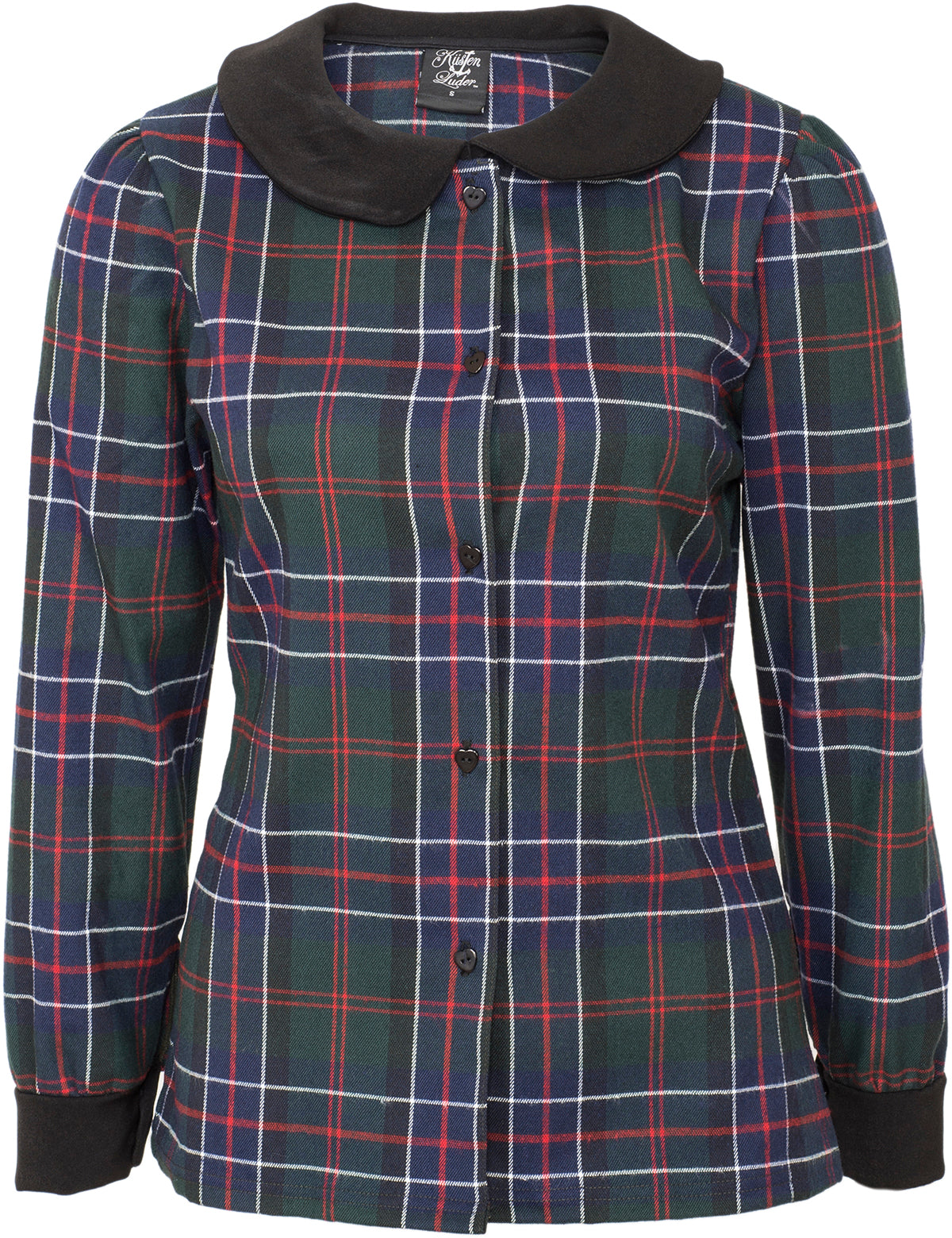 Kuestenluder_GRITTA_Peter_Pan_TARTAN_Karo_Langarm_BLUSE_Oberteil-1