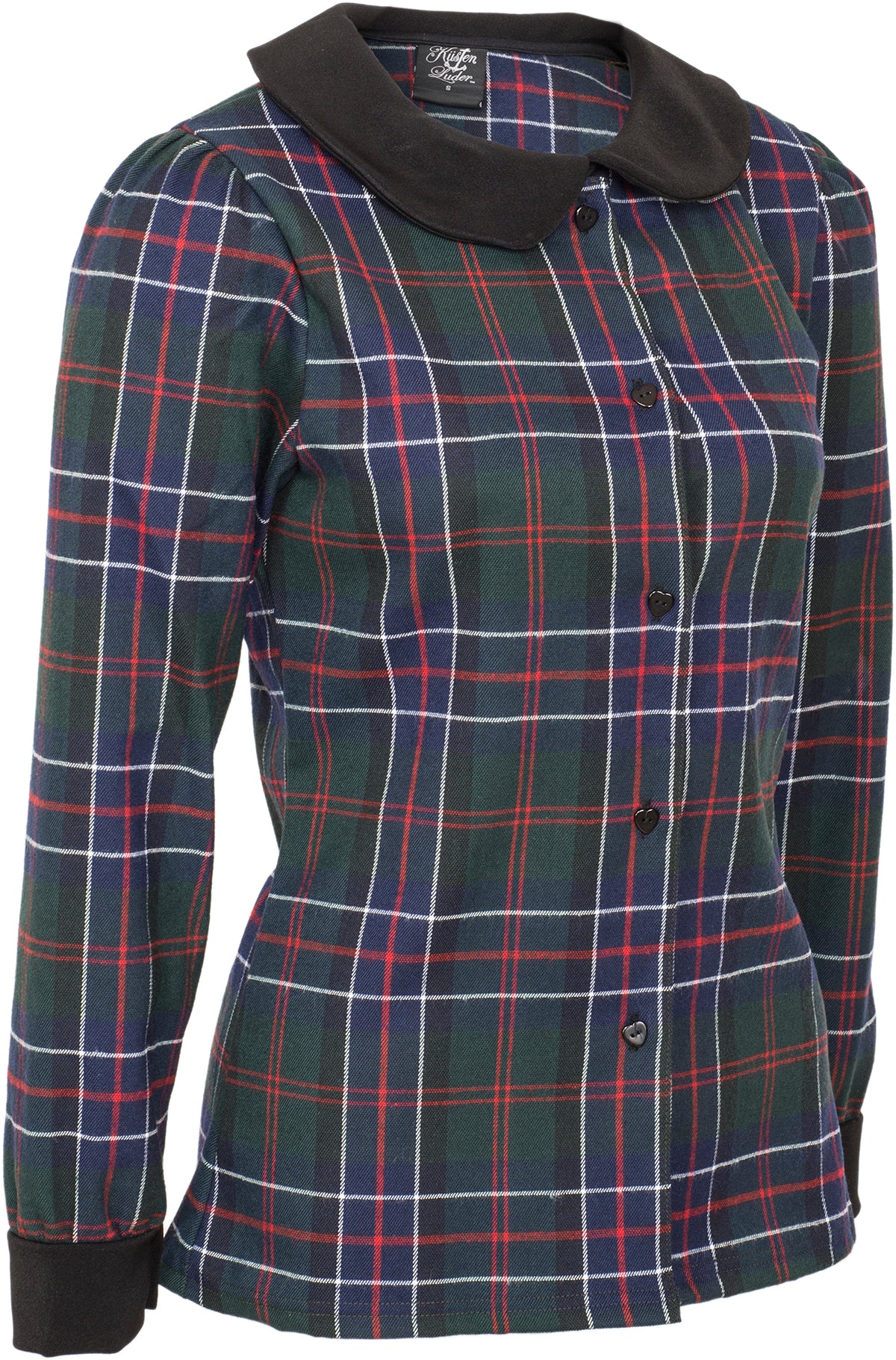Kuestenluder_GRITTA_Peter_Pan_TARTAN_Karo_Langarm_BLUSE_Oberteil-2