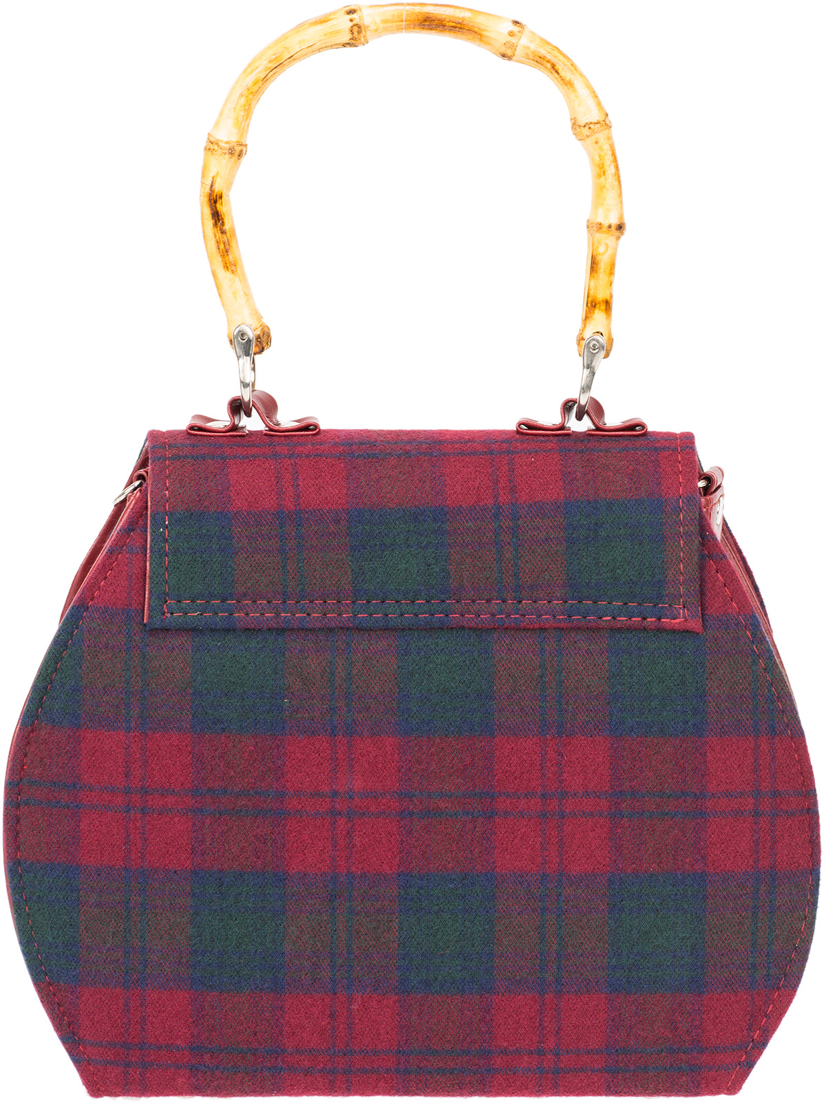 Kuestenluder_GWEN_40s_TIKI_Bambus_BAMBOO_Vintage_TARTAN_Karo_TASCHE-9