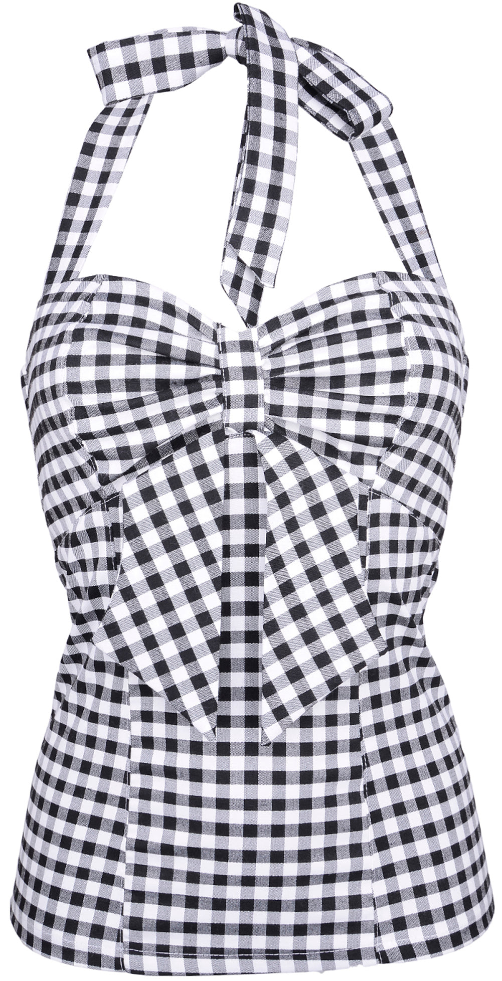 Kuestenluder_GWYN_Pin_Up_GINGHAM_Pepita_BOW_Schleifen_TOP_-_Sw1xapDu3ywenT8