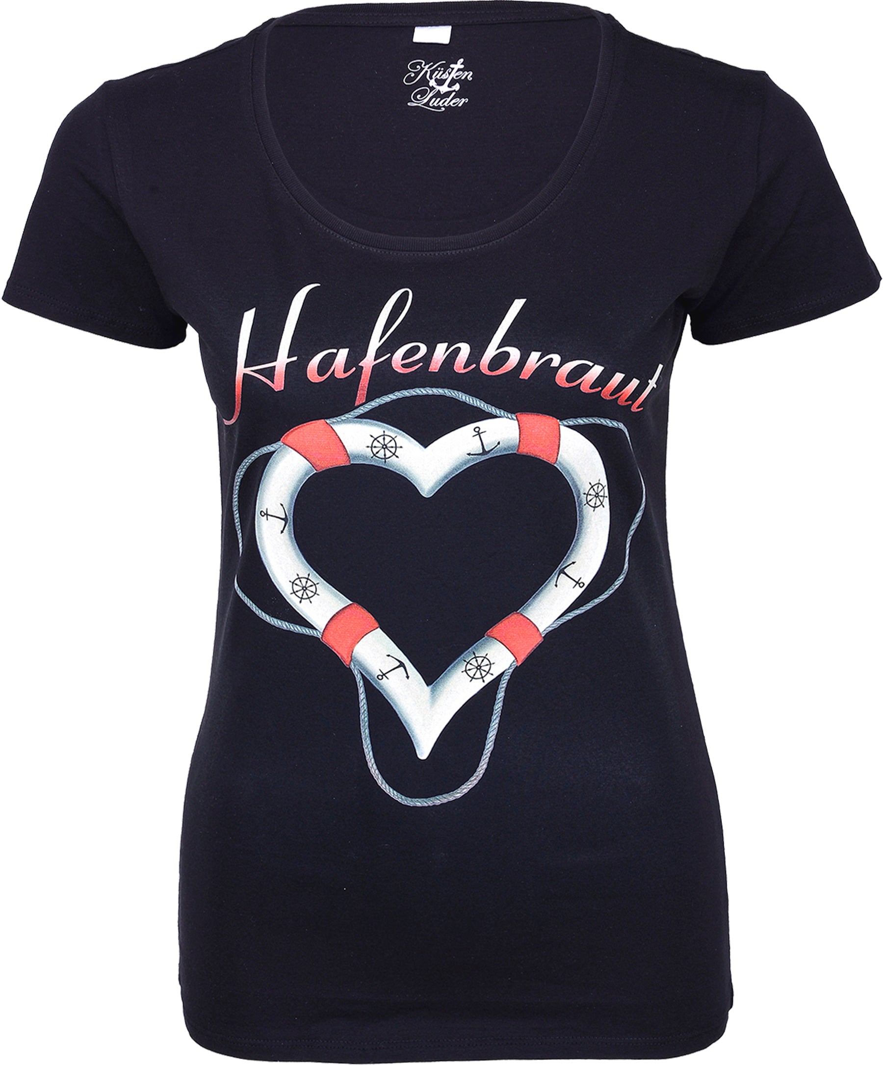 Kuestenluder_HAFENBRAUT_Sailors_Heart_SHIRT_-_Schwarz_killer_kirsche2AtUGGYAFLLhk