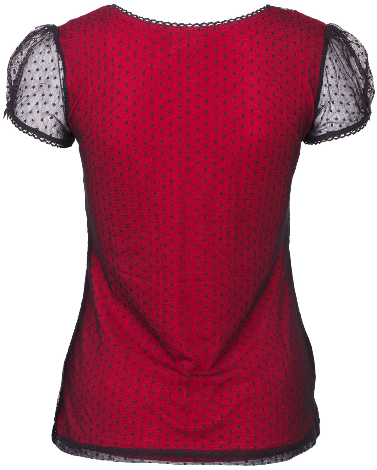 Kuestenluder_HARMONY_Vintage_TULLE_Lace_Polka_Dots_Oberteil_SHIRT_-_Rot-4nyItManiGWjJt