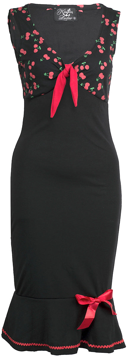 Kuestenluder_HEATHER_Cherry_50s_Kirschen_Bow_PENCIL_Mermaid_Dress_KleidnzoqvLAhFeLvW