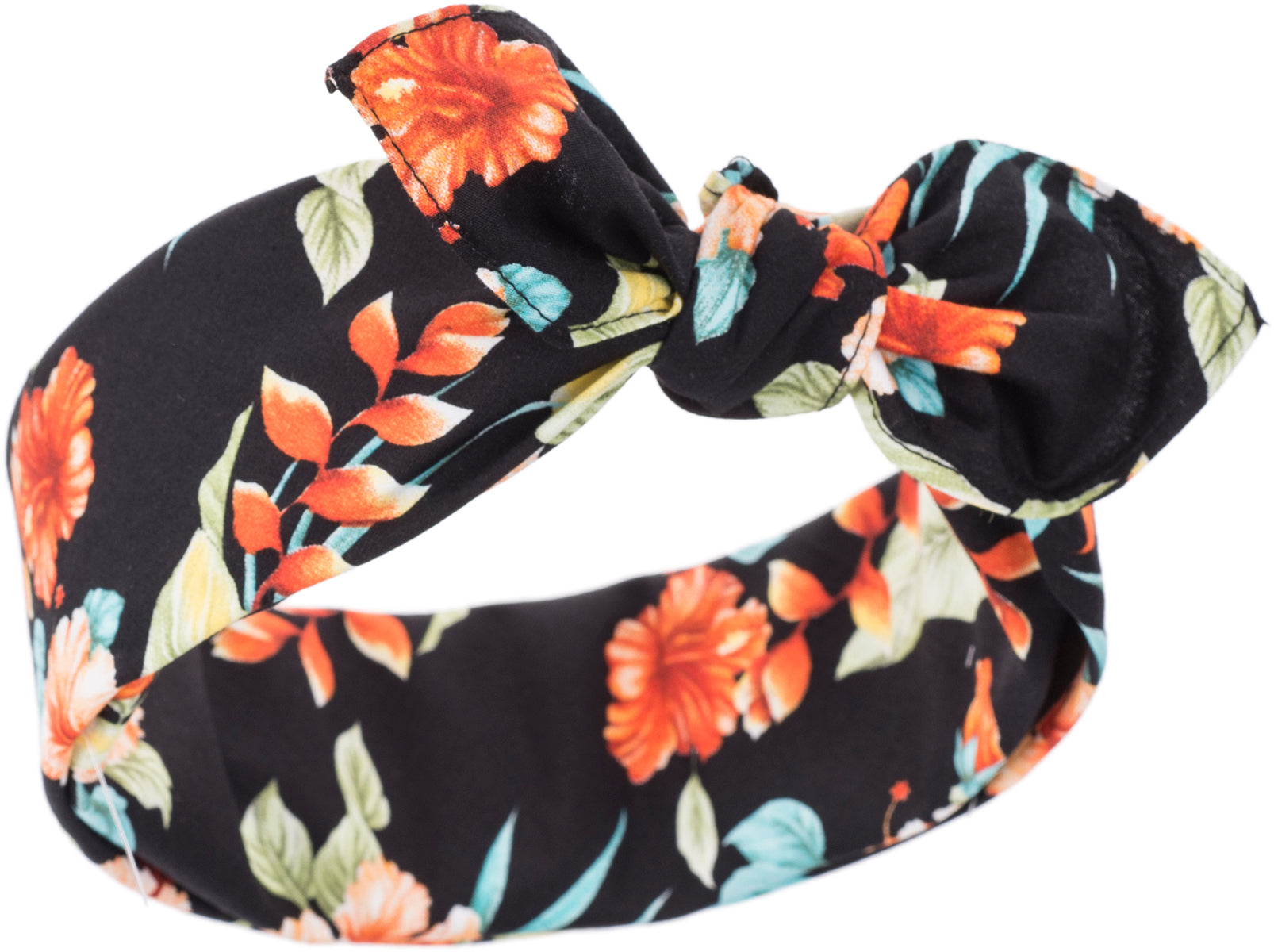 Kuestenluder_HEATHER_Tropical_HIBISCUS_Aloha_Tiki_Hairband_BANDANA_schwarzbhVejLhiRjuuP