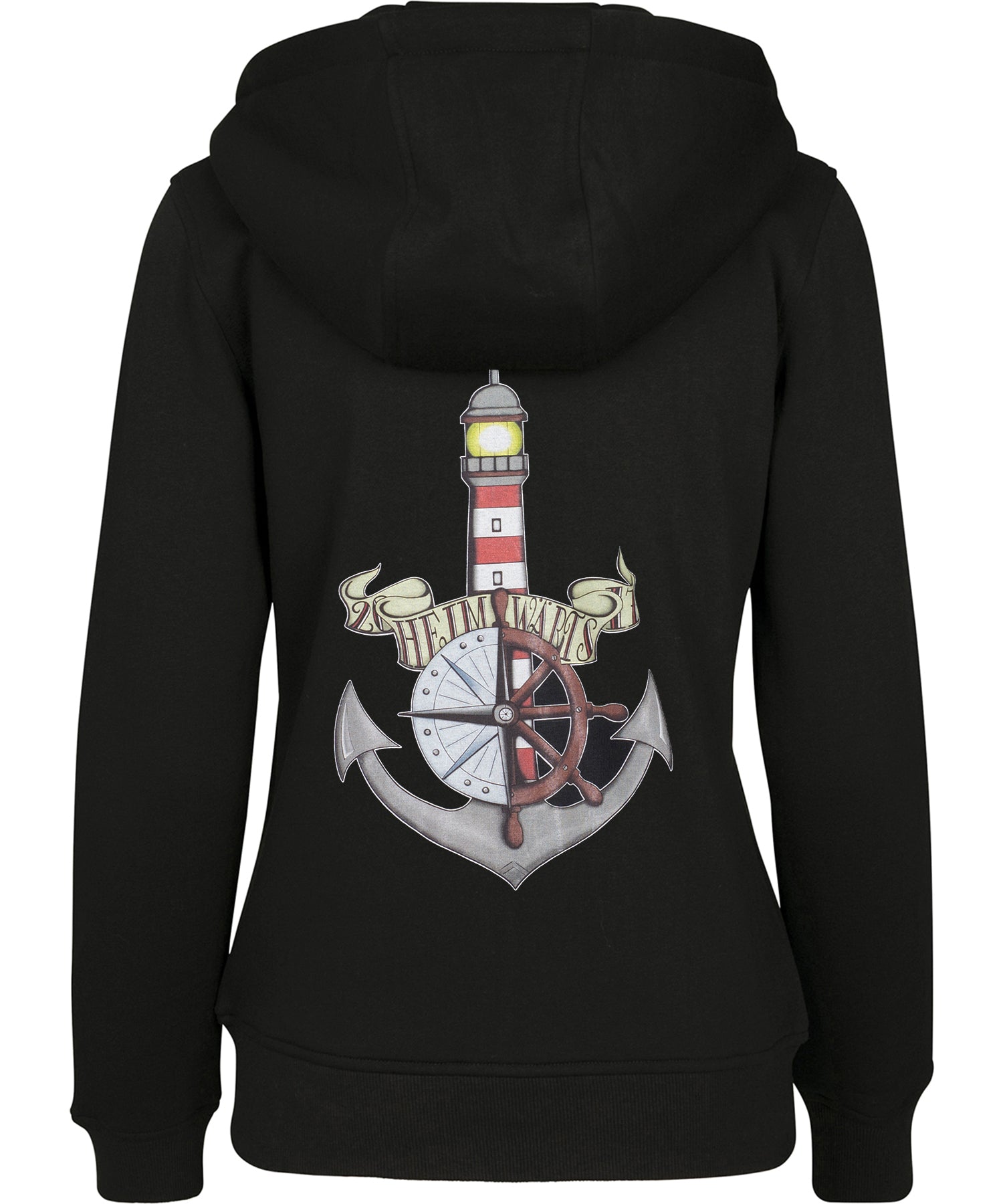 Kuestenluder_HEIMWaeRTS_Lighthouse_Sailor_Anchor_Hooded_Zipper
