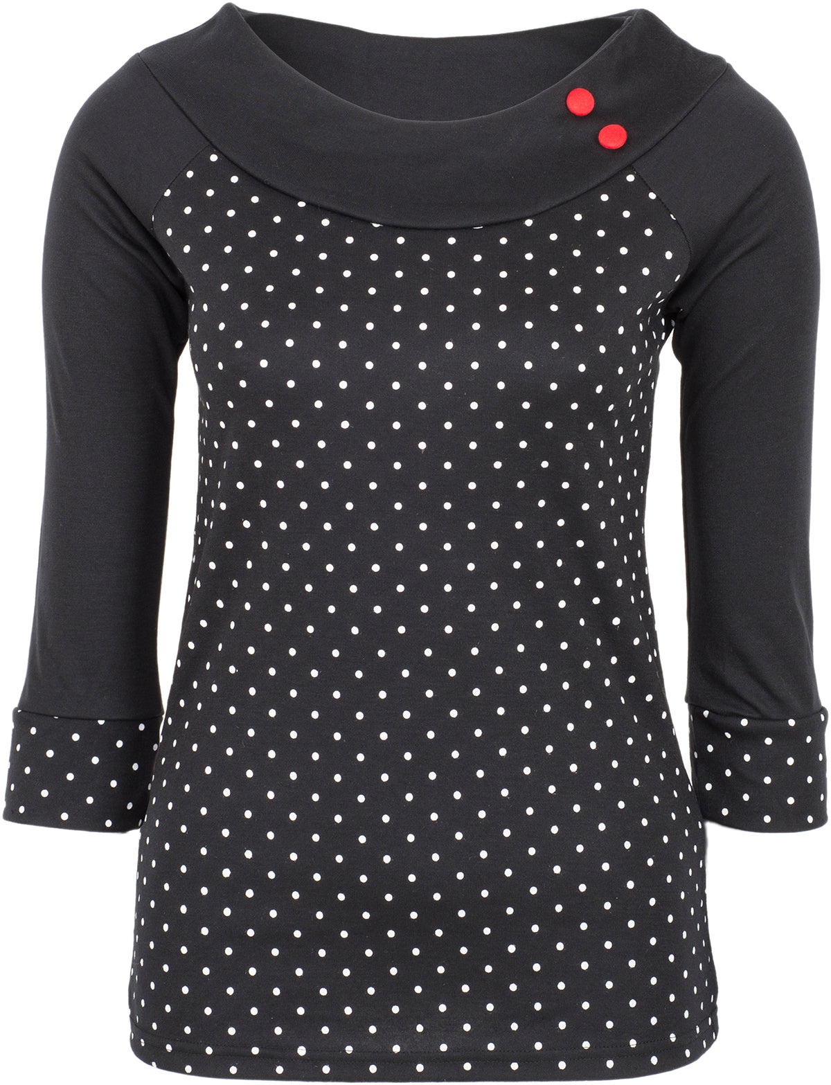 Kuestenluder_HELLA_50s_Polka_Dot_PUNKTE_Carmen_34_Arm_SHIRT_Oberteil-1DzT2y1wx2xitO