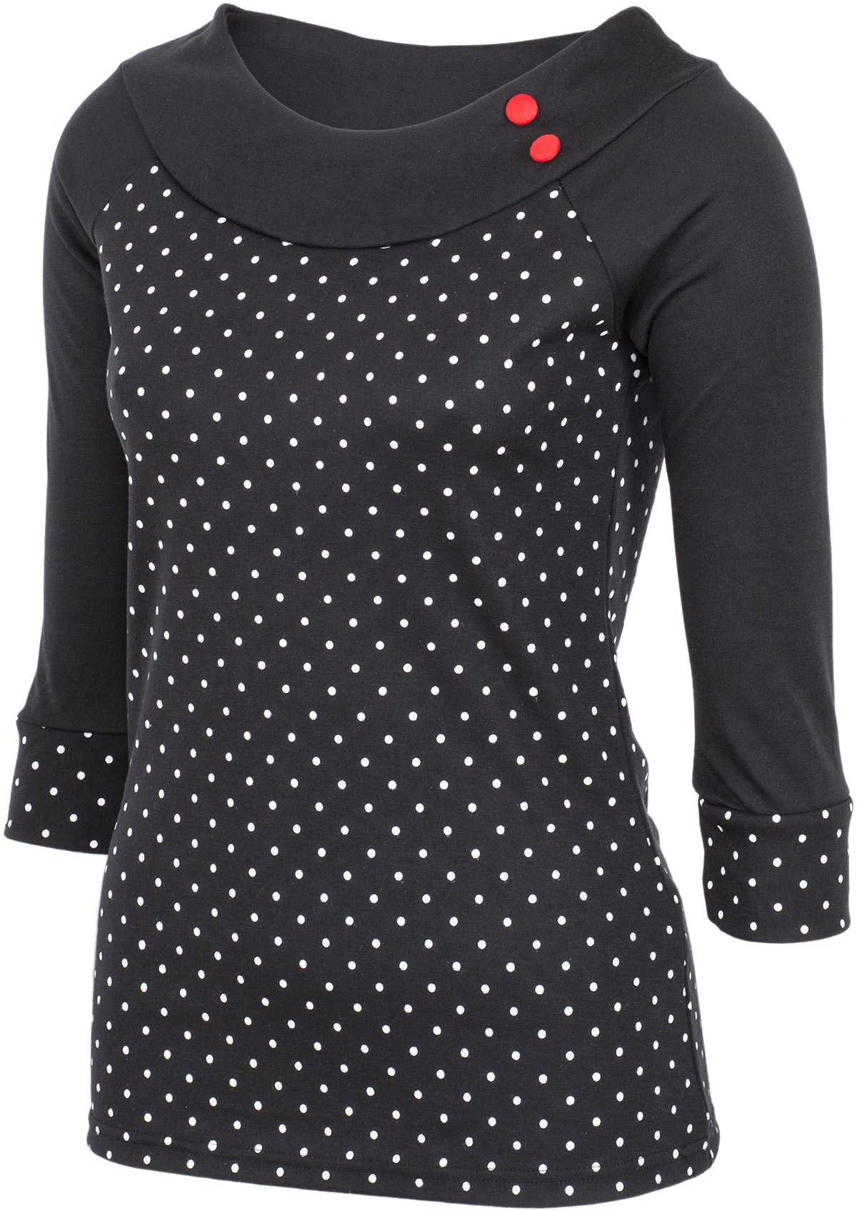 Kuestenluder_HELLA_50s_Polka_Dot_PUNKTE_Carmen_34_Arm_SHIRT_Oberteil-3pSsm9rJhYM1Wz
