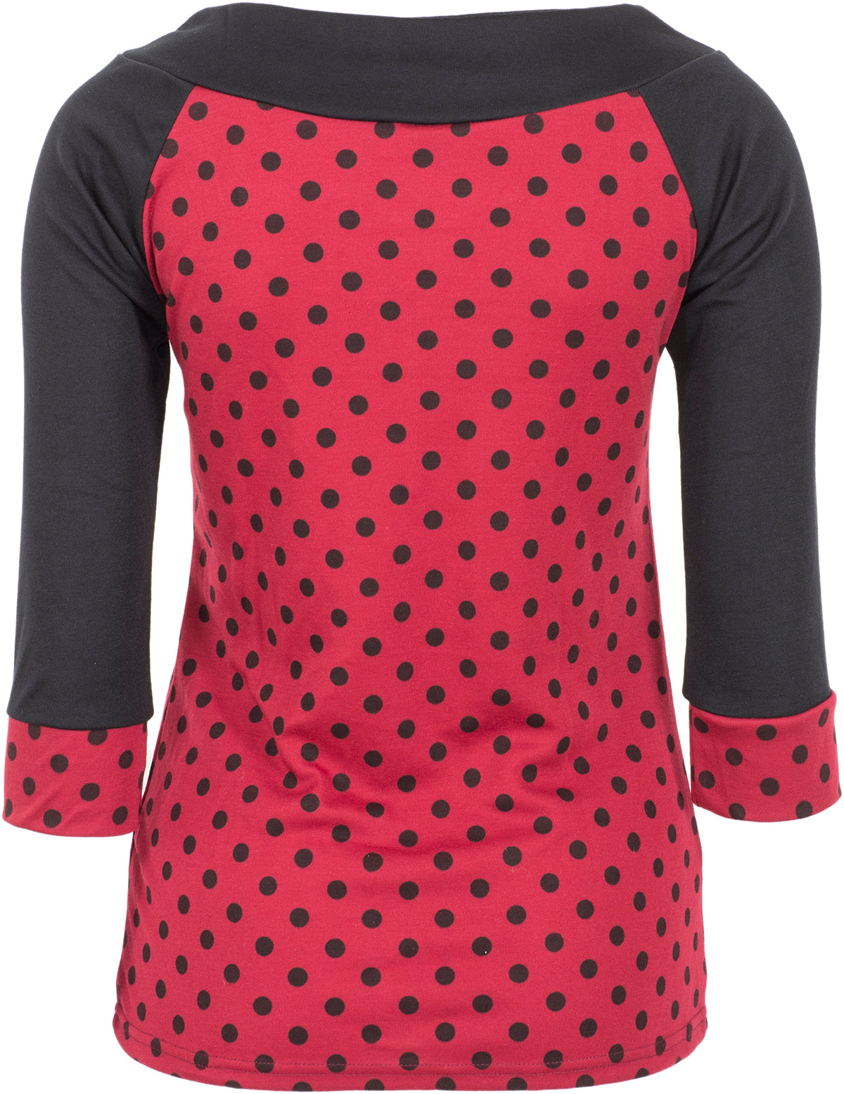 Kuestenluder_HELLA_50s_Punkte_POLKA_DOT_Carmen_34_Arm_Oberteil_SHIRT-4