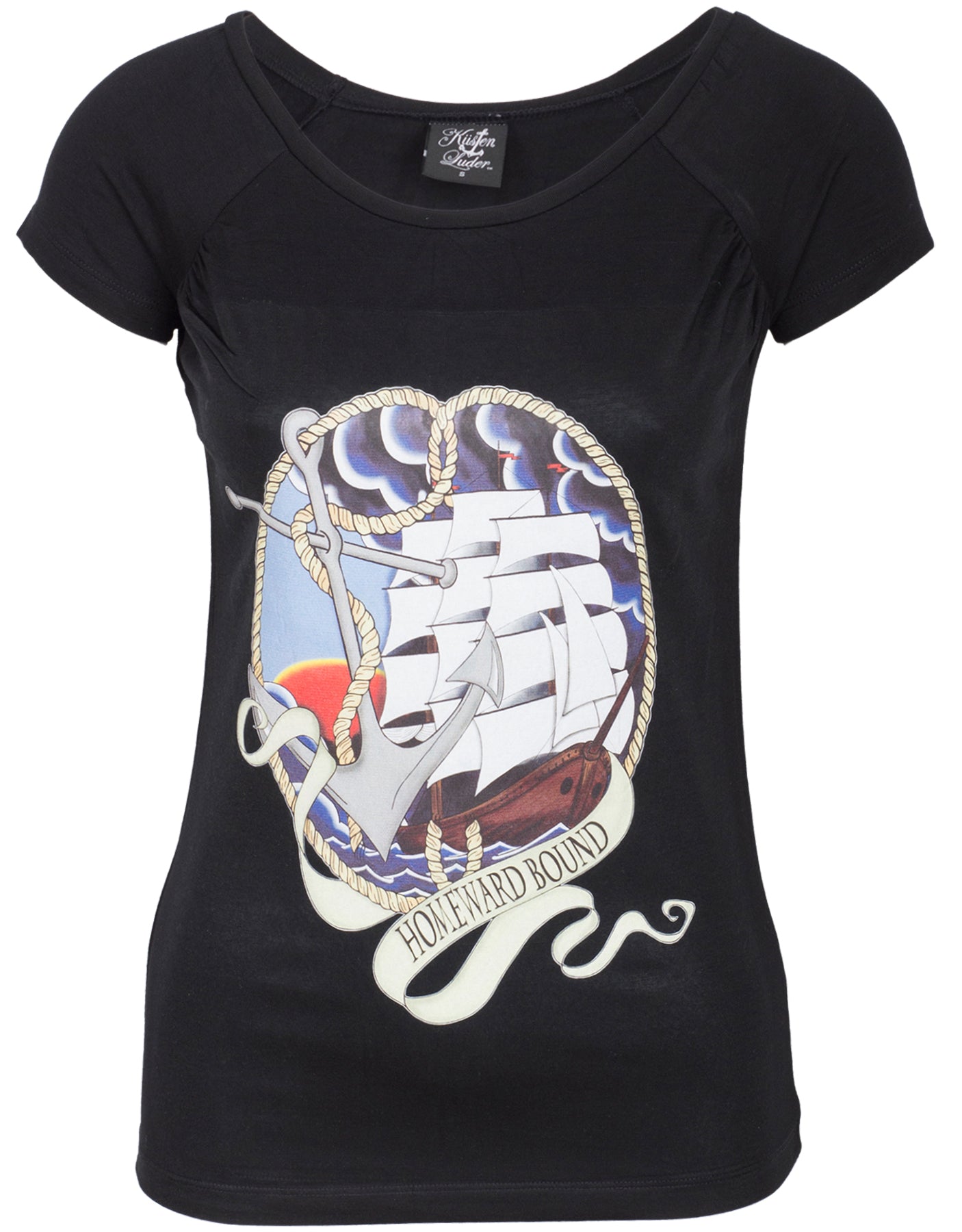 Kuestenluder_HOMEWARD_BOUND_Sailor_Ship_Anker_Nautical_Raglan_SHIRT_killer_kirsche