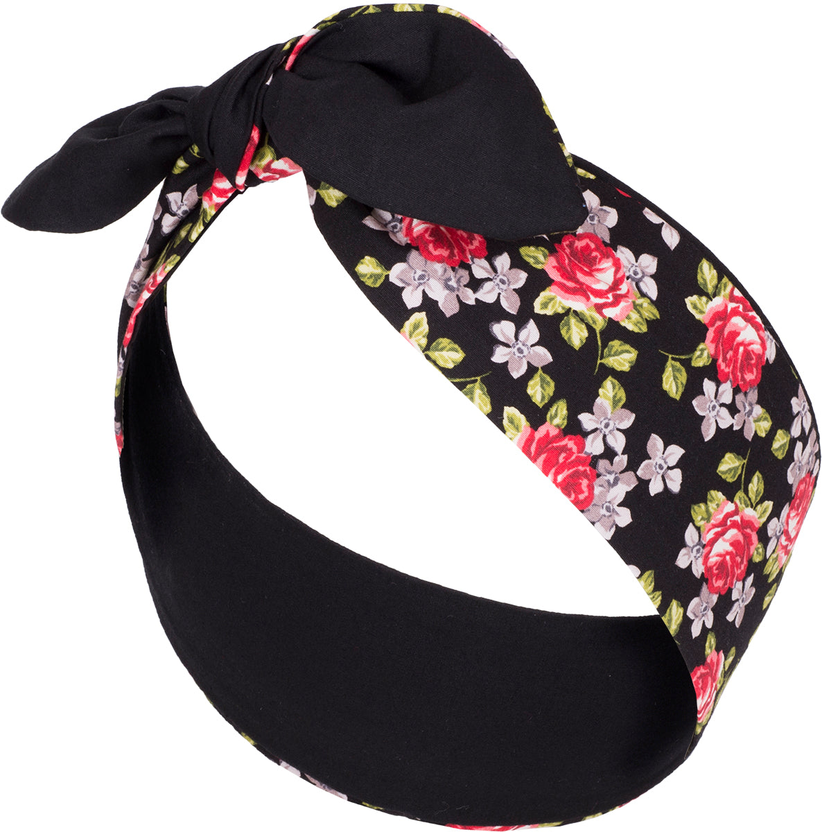 Kuestenluder_ISALINE_Plain_Black_ROSEN_Floral_Vintage_HAARBAND_Hair_Band-3A0q3MiK5c5NOQ