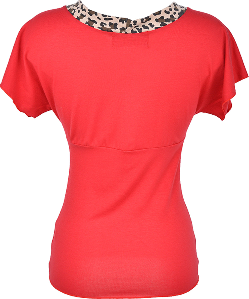 Kuestenluder_JAMIE_Leopard_LEO_Neck_Fluegelaermel_SHIRT_-_Rot_6aFbMlUSL7ZaFX