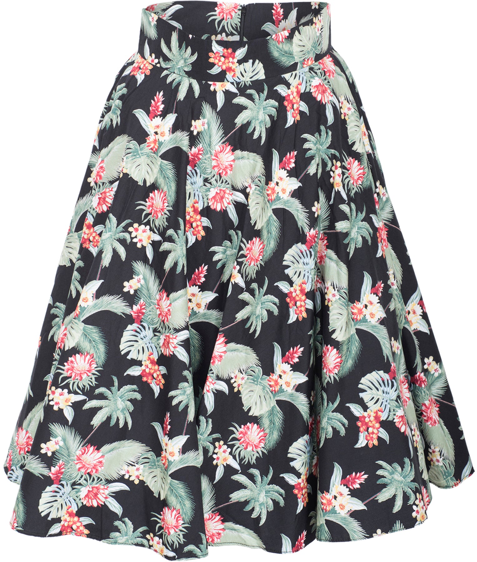 Kuestenluder_JAMIE_Vintage_TROPICAL_Floral_Blueten_Pin_Up_Swing_Skirt_ROCK_killer_kirscheg9HQTw5D8i8jY