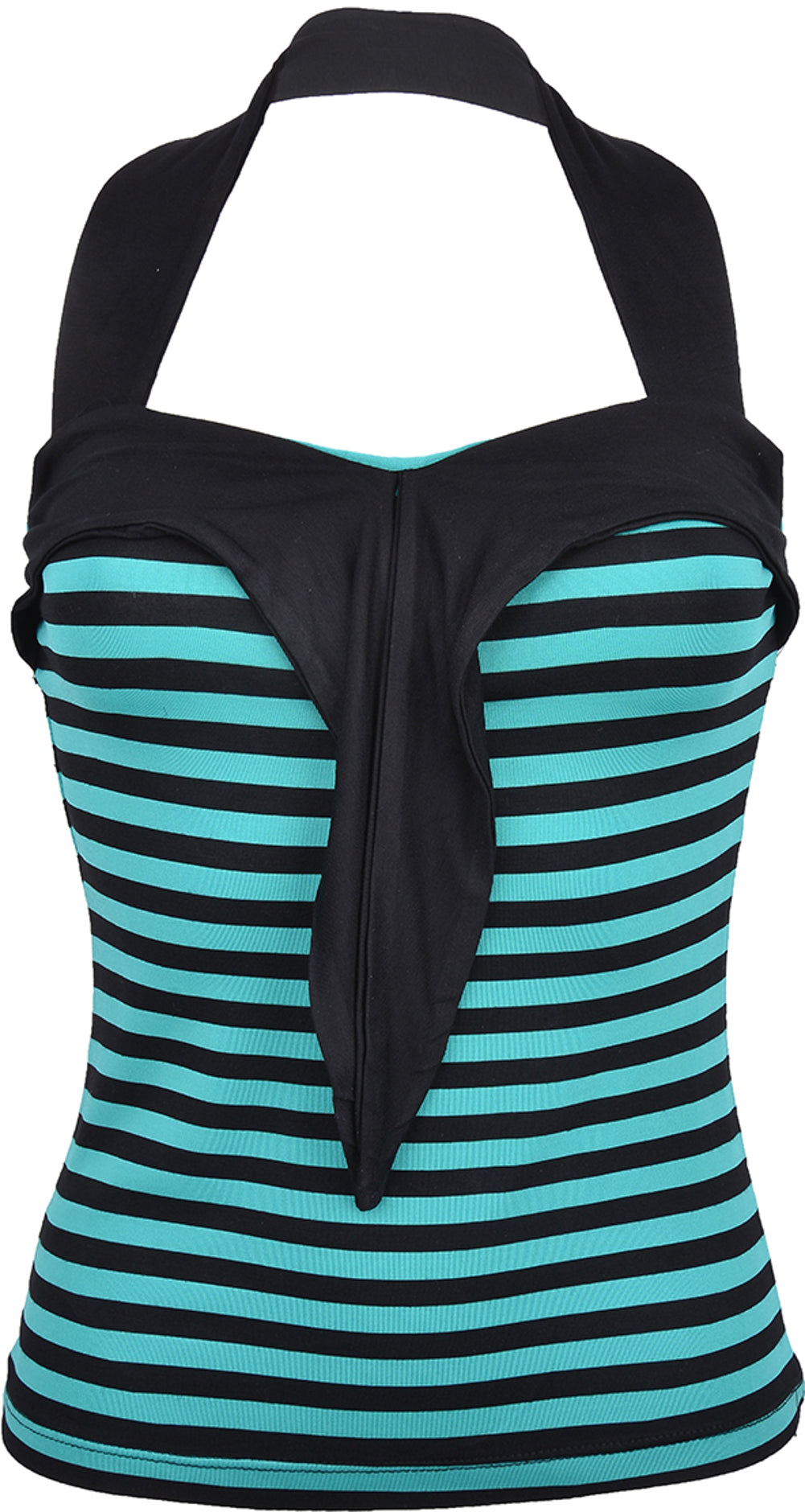 Kuestenluder_JAYDA_Sailor_STRIPED_Knot_Collar_Matrosen_TOP_-_GruenSnTJOfNO1LZbq