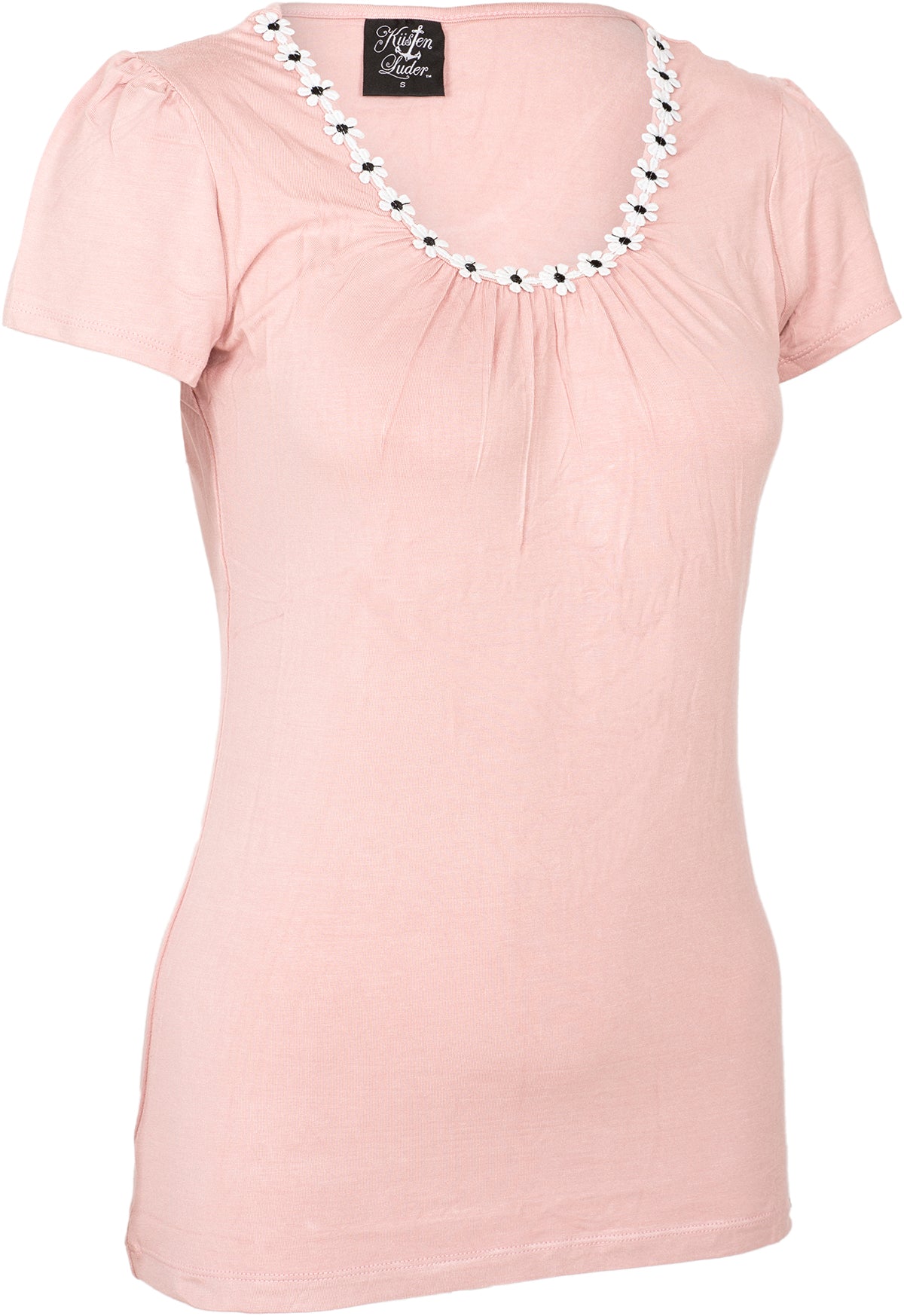 Kuestenluder_JOELLEN_Vintage_DAISY_Blumen_KURZARM_Shirt_Oberteil_-_Rosa-2gChiIJHdzdxMW