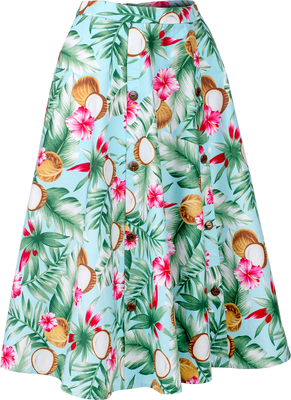 Kuestenluder_JULA_Coconut_KOKOSNUSS_Hibiskus_Skirt_SWING_ROCK_Blau-3