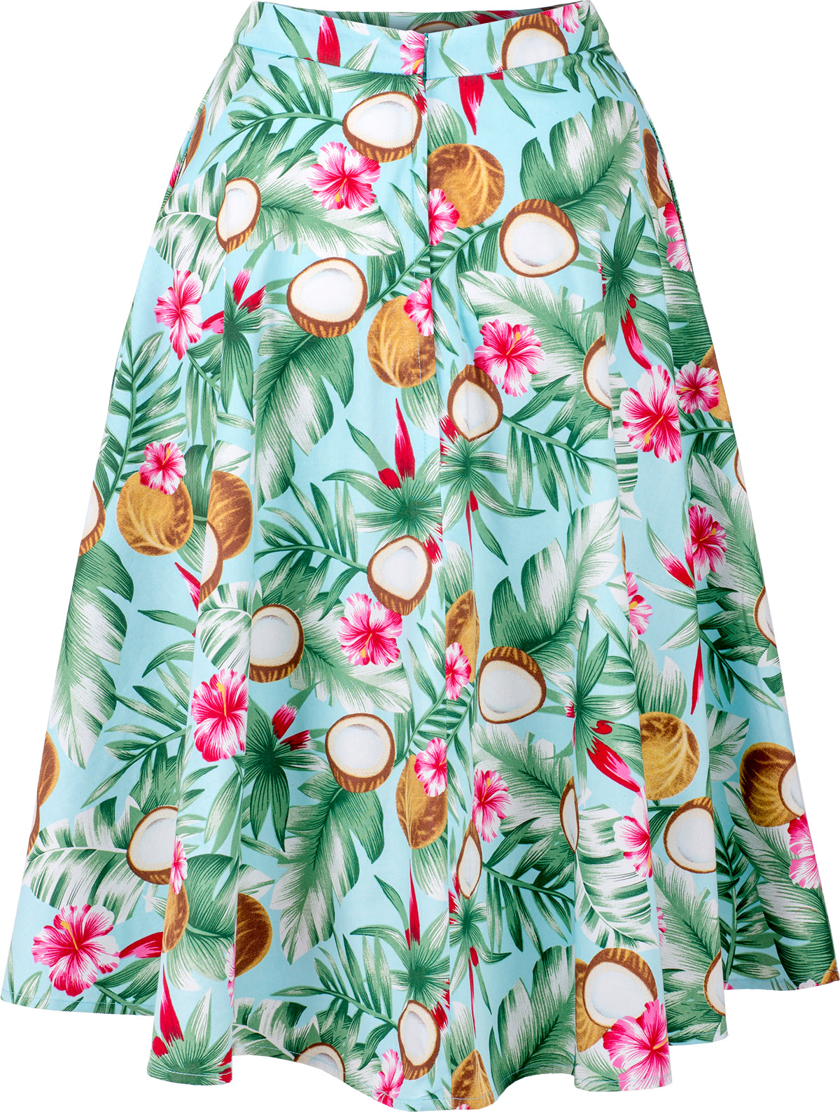 Kuestenluder_JULA_Coconut_KOKOSNUSS_Hibiskus_Skirt_SWING_ROCK_Blau-4