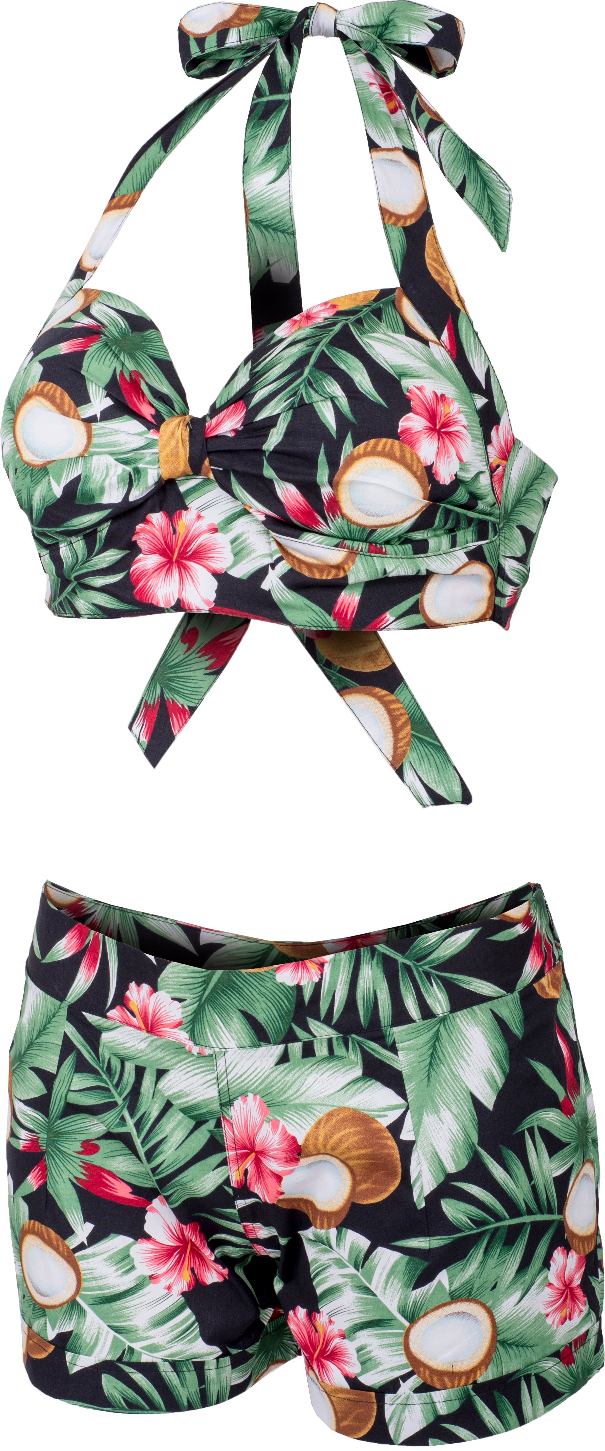 Kuestenluder_JULA_Tropical_COCONUT_Hibiskus_REPRO_BIKINI_Set_Schwarz-2