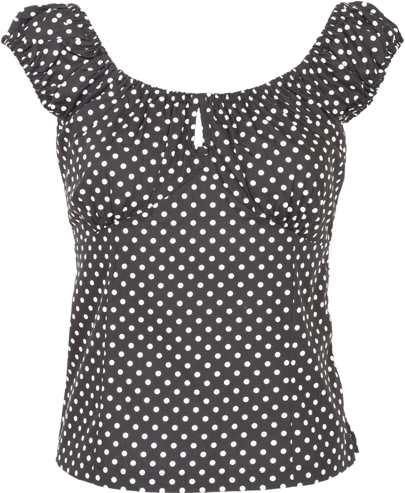 Kuestenluder_KAIJA_Vintage_POLKA_DOT_Punkte_Peephole_Oberteil_BLUSENSHIRT_killer_kirschejyPpZttjWhhtO