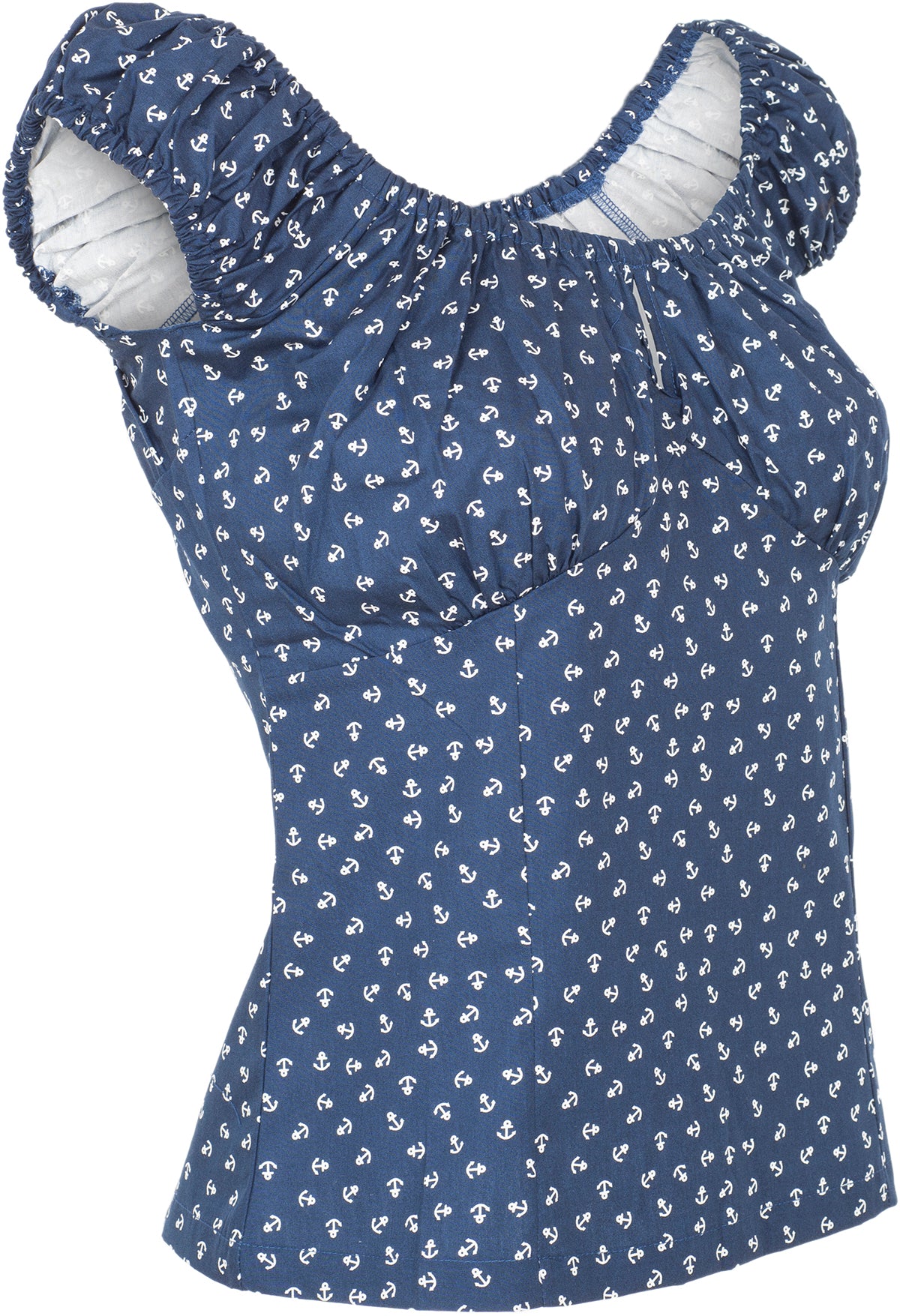 Kuestenluder_KAIJA_Vintage_Sailor_ANCHOR_Peephole_Oberteil_BLUSENSHIRT-2