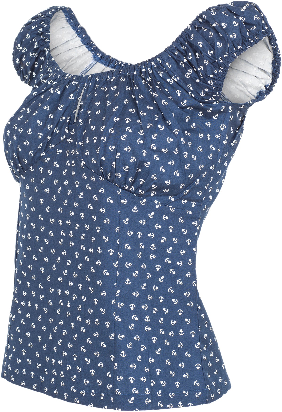 Kuestenluder_KAIJA_Vintage_Sailor_ANCHOR_Peephole_Oberteil_BLUSENSHIRT-3