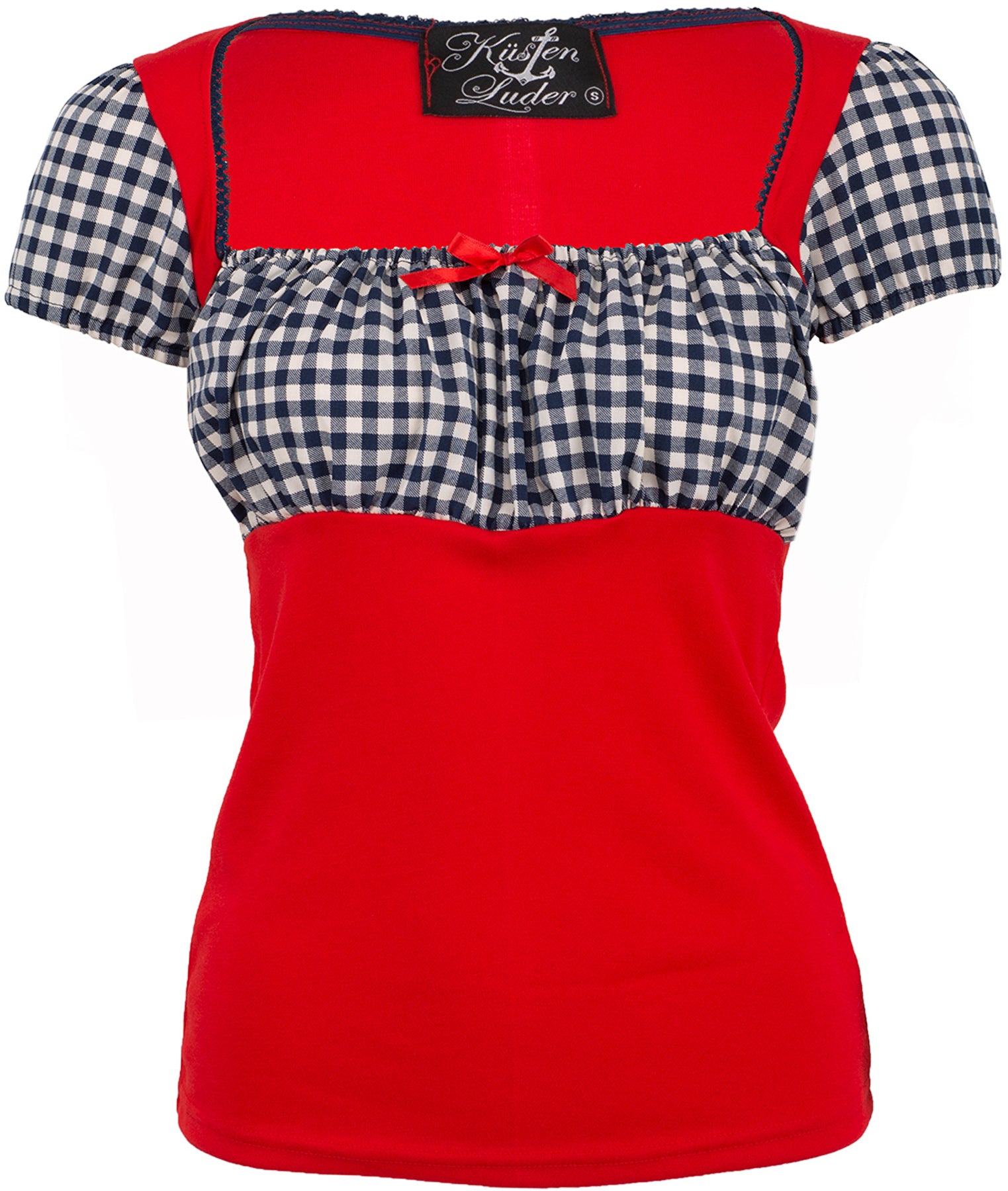 Kuestenluder_KAILA_Gingham_Scot_50s_Vintage_Pepita_BLUSE_Shirt_-_Rot_killer_kirsche25jS8wTzDOs4t