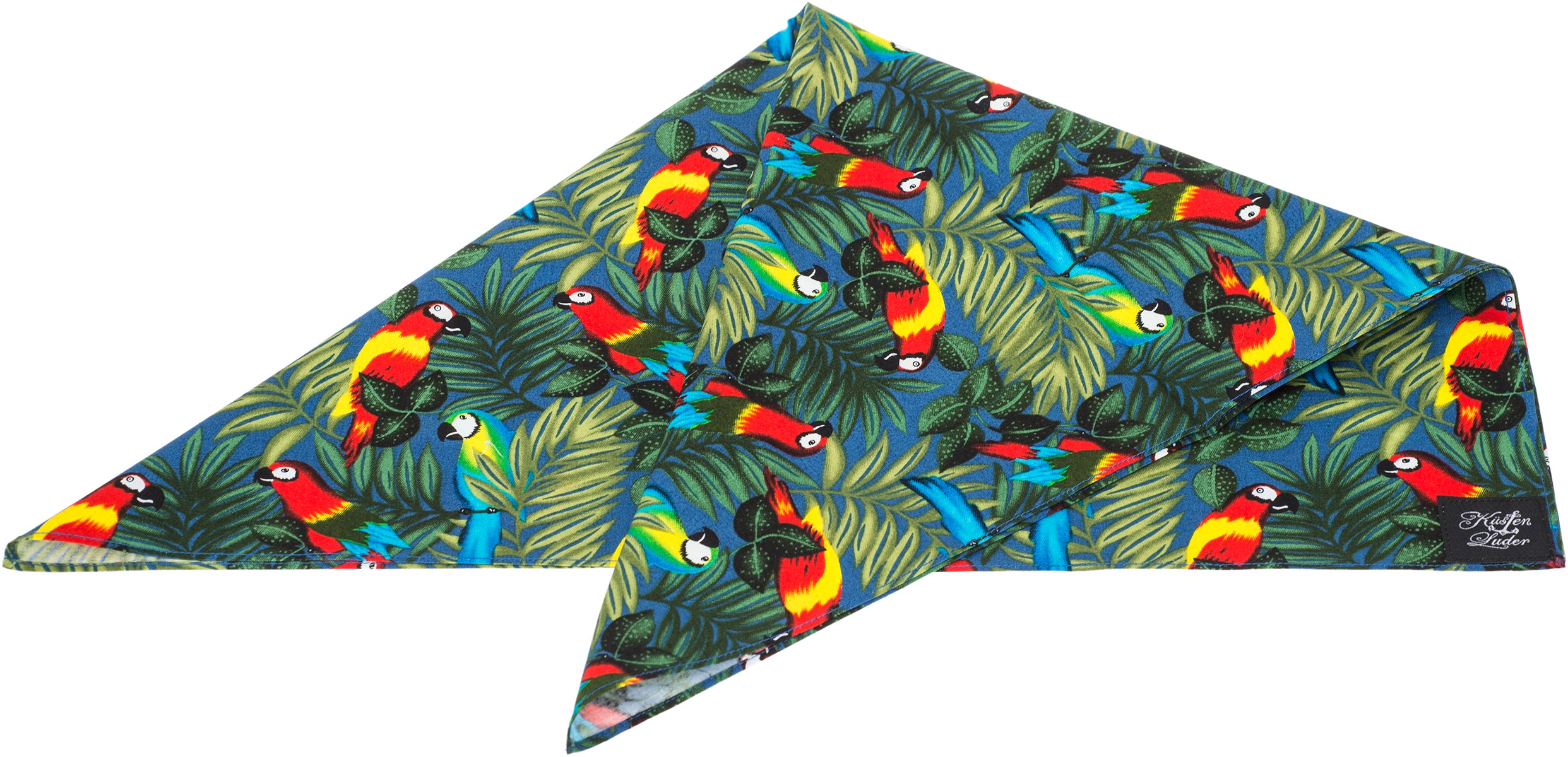 Kuestenluder_KALEA_Tropical_Palm_Leaf_PARROT_Papagaien_Nickituch_BANDANA-4